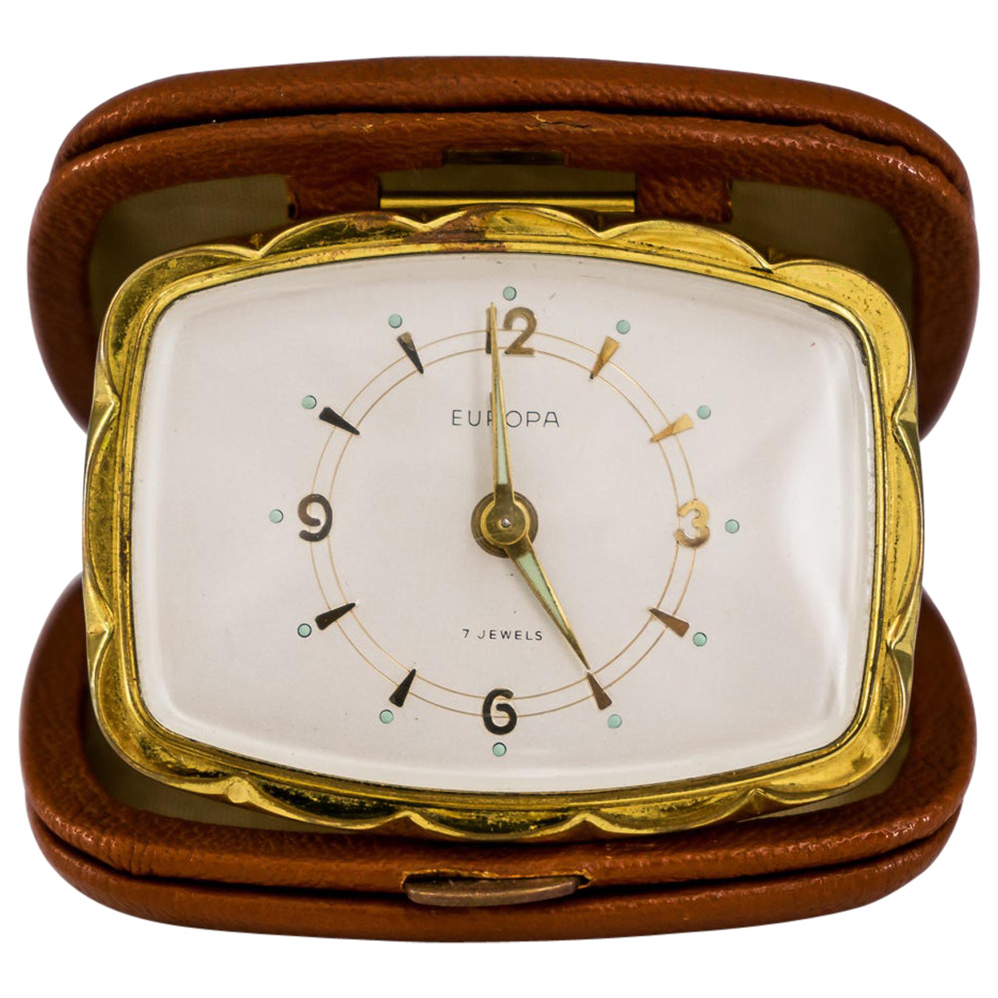 Travel Alarm Clock "Europe", 1950s