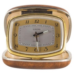 Vintage Travel Alarm Clock "Europe", 1950s