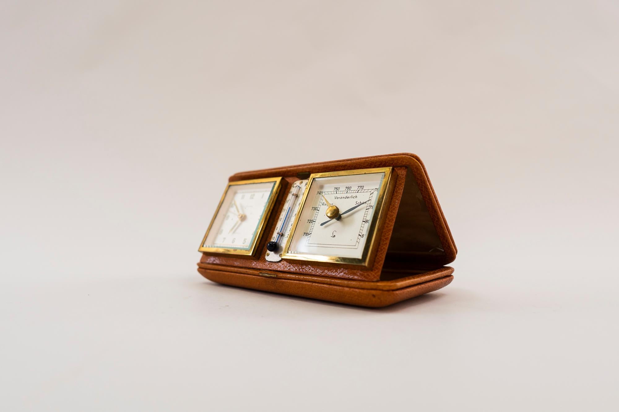 Brass Travel Alarm Clock 