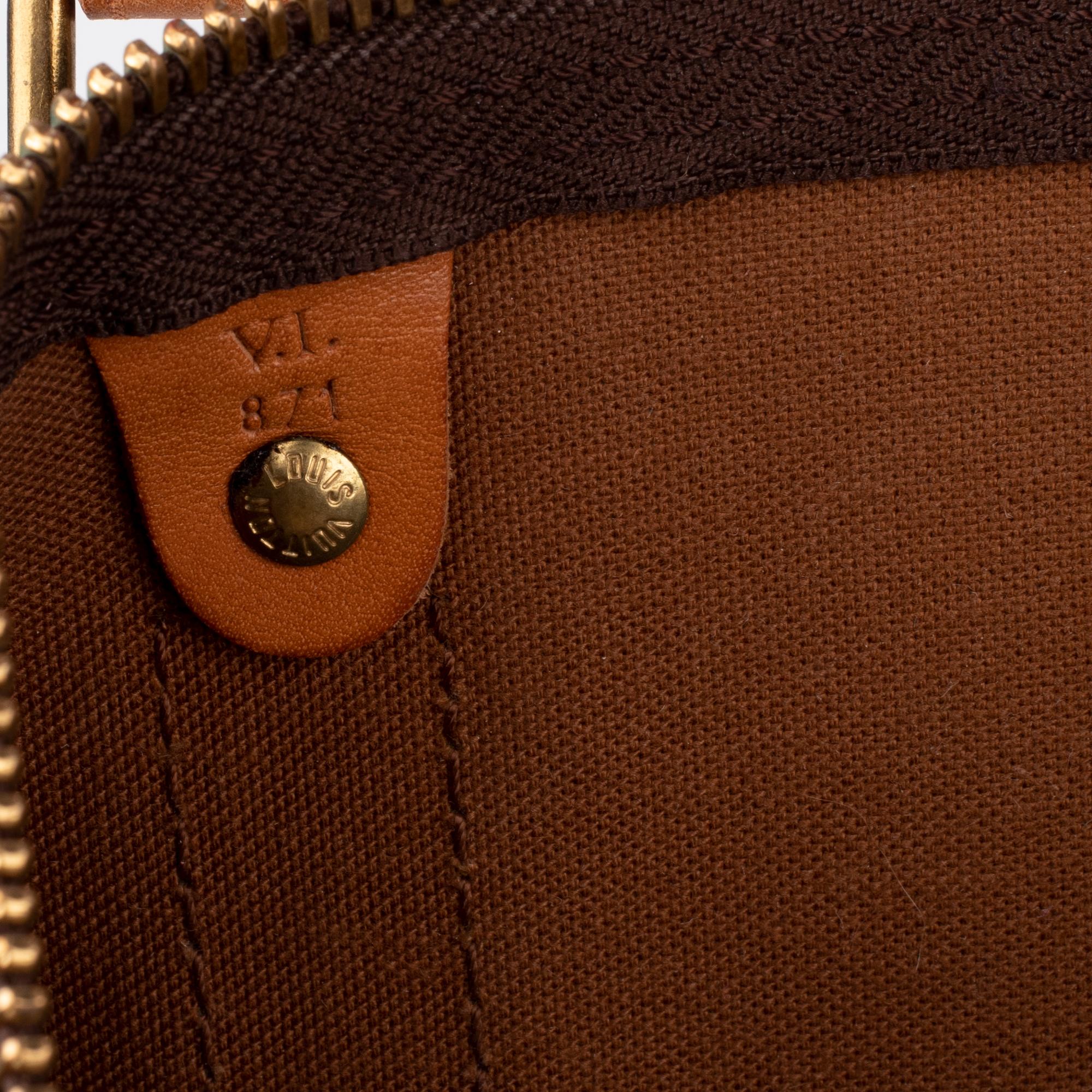 Reisetasche Louis Vuitton 45 mit Monogramm und „Fucking Taz“-Muster von PatBo für Damen oder Herren