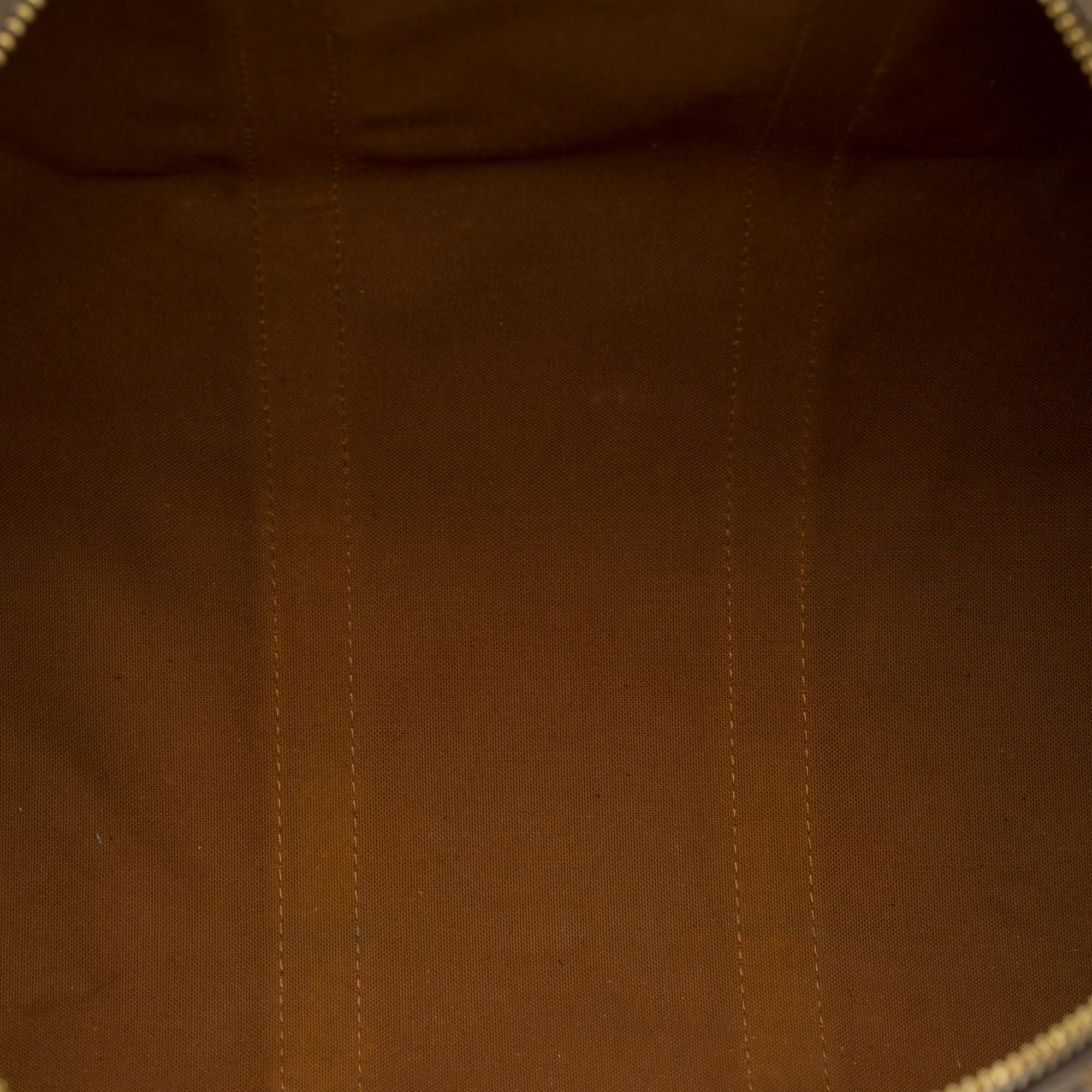 Brown Travel bag Louis Vuitton 45 Monogram customized 
