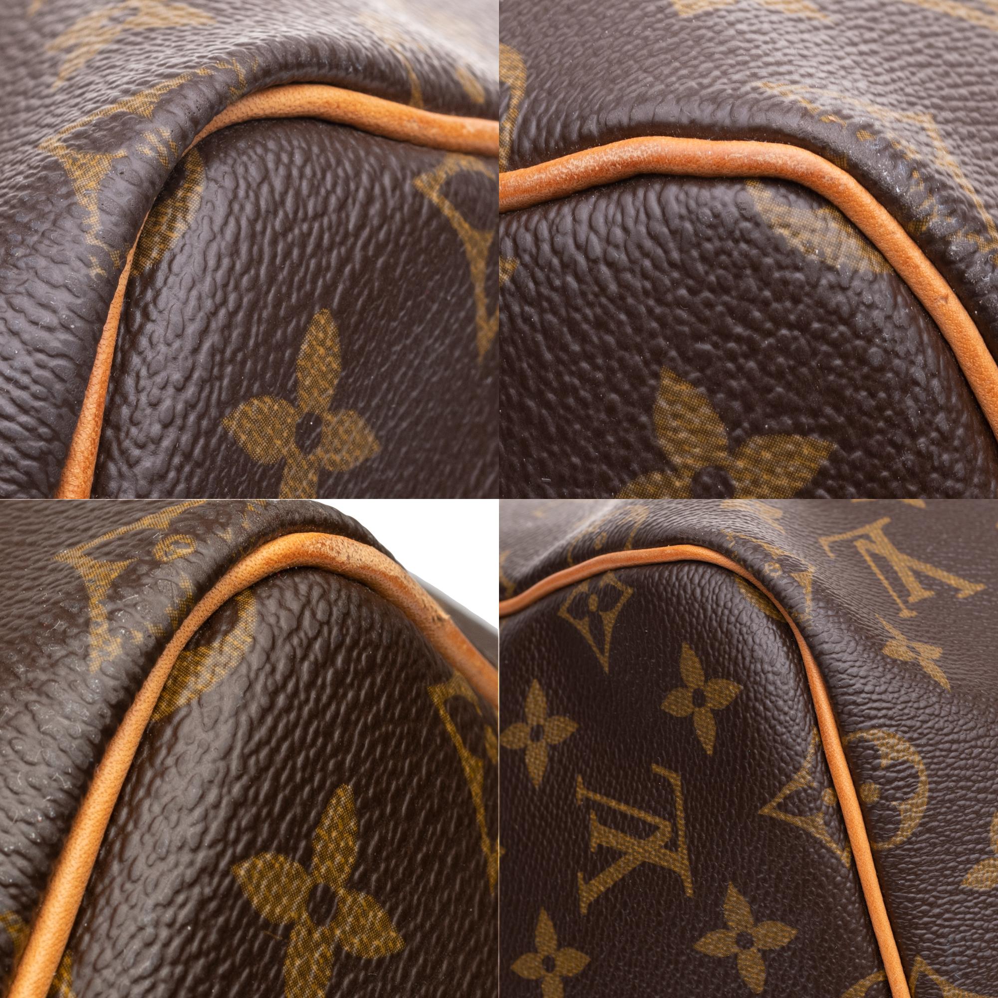 Travel bag Louis Vuitton Keepall 55 customized 