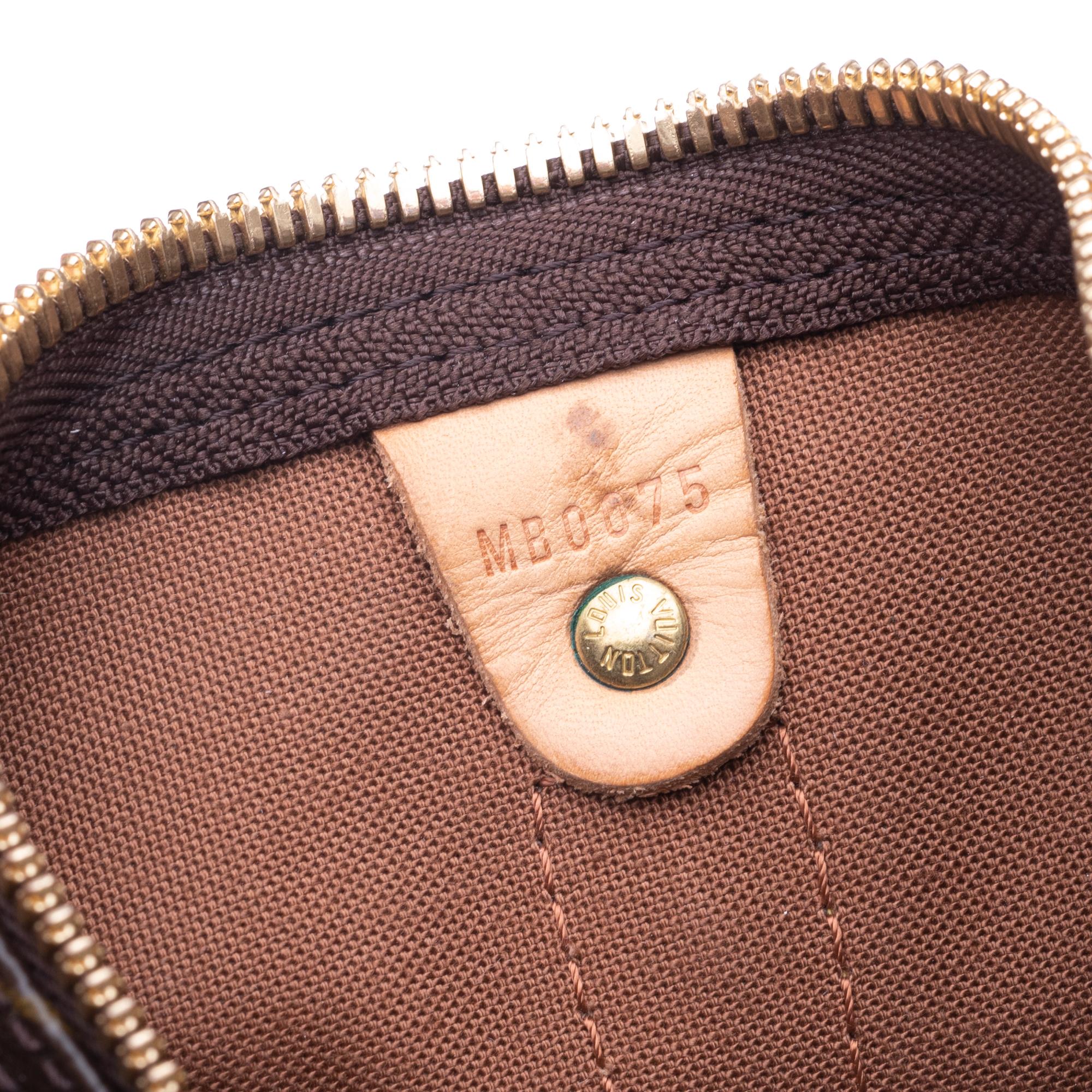 Brown Travel bag Louis Vuitton Keepall 55 customized 