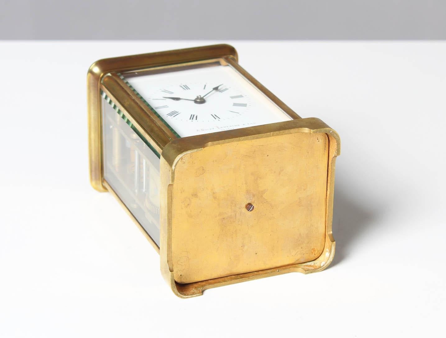 Travel, Carriage Clock with Sonnerie, Pendulette de Voyage, Paris, circa 1900 1