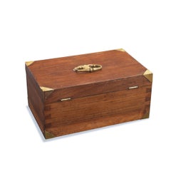 Travel Case  Baroque, ca. 1750/60, mahogany, original brass fittings