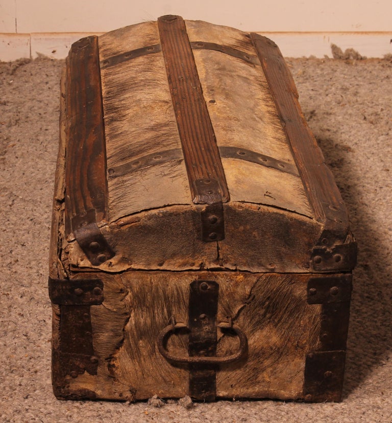 Travel Chest, 17th Century, Spain For Sale 1