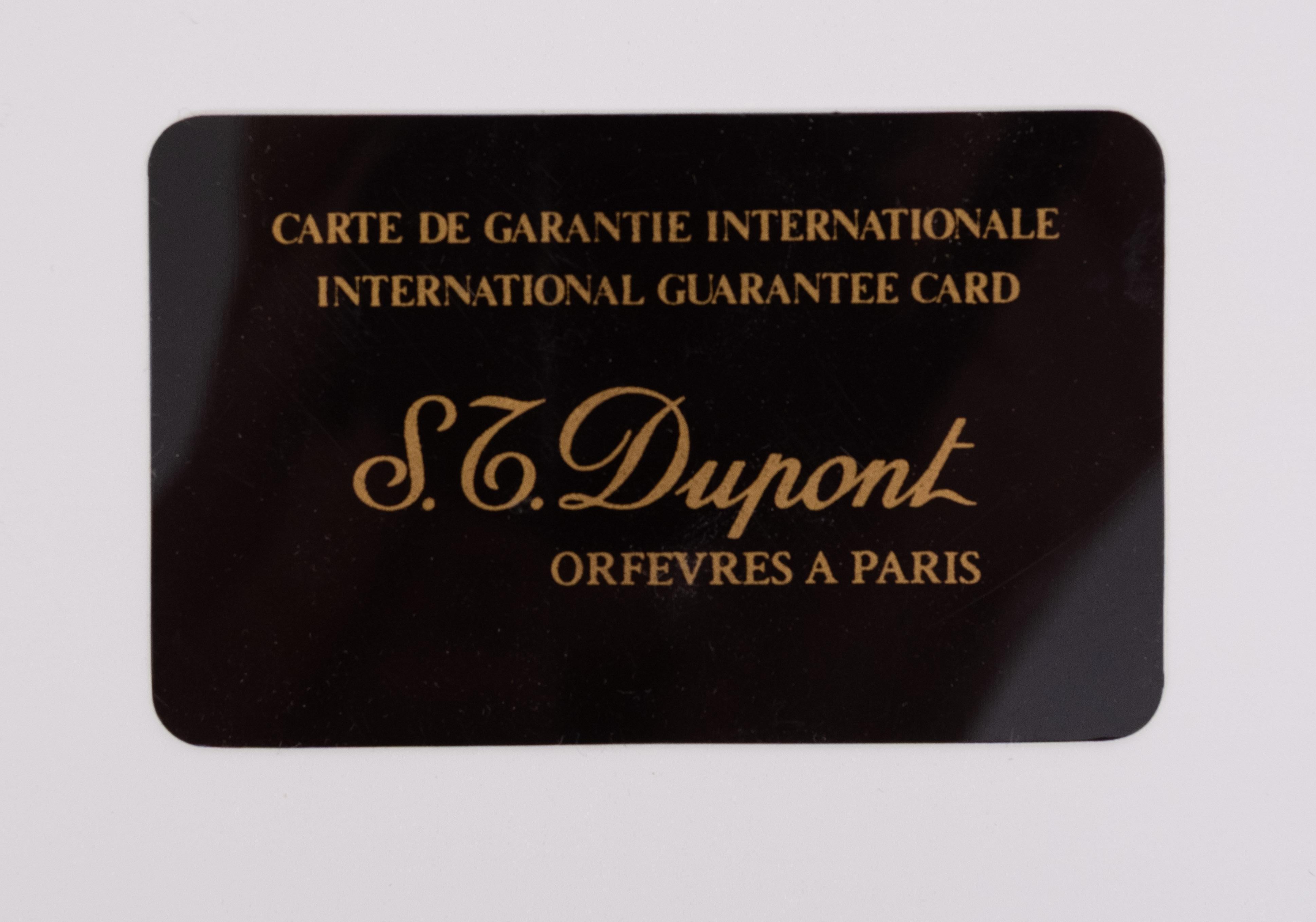 Travel clock - ST Dupont - Gold plated, Blue Lacquer Paris France For Sale 6