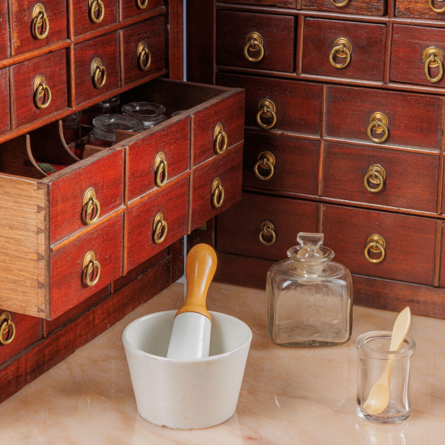 Travel Pharmacy for Apothecary, Tuscany, First Quarter of the 19th Century In Good Condition In Milano, IT