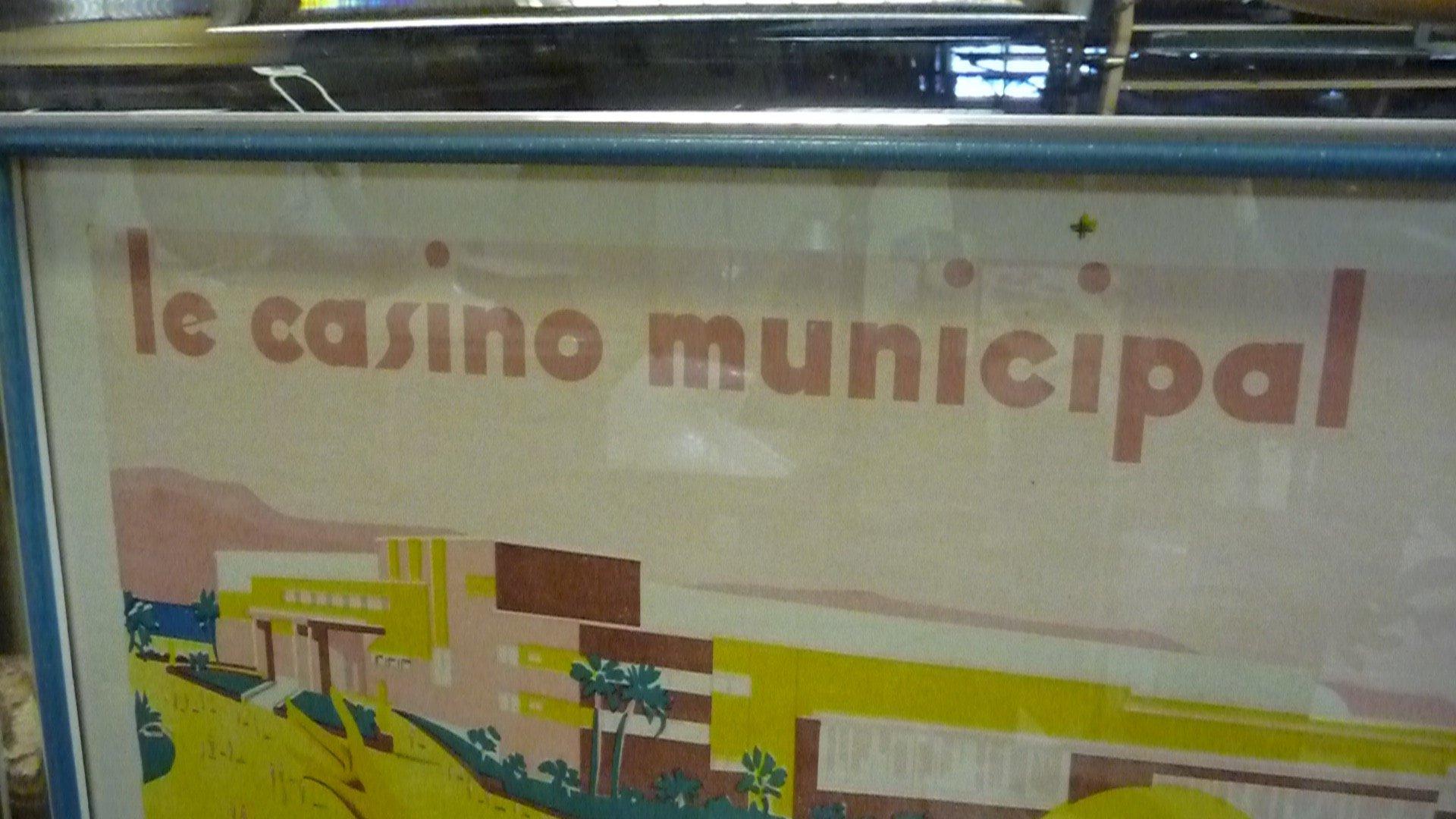 Autre Affiche de voyage Bandol Le Casino Municipal A.Bermond. France 1930. Encadré. en vente