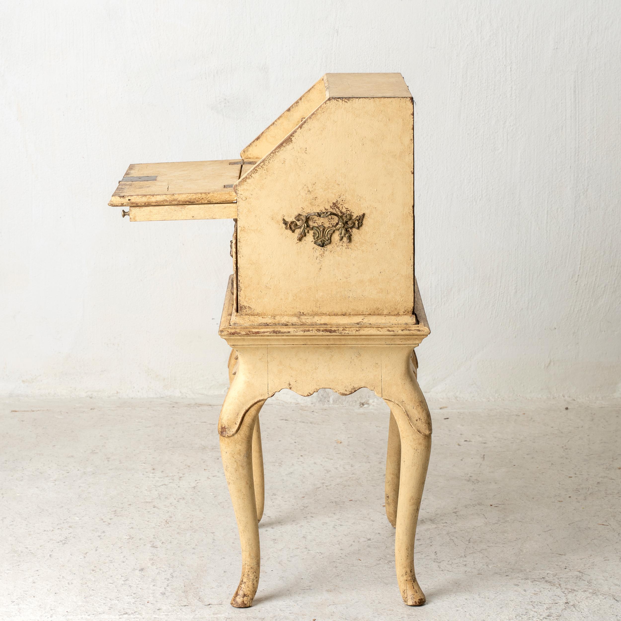 Legno Segretaria di viaggio Rococo in vendita