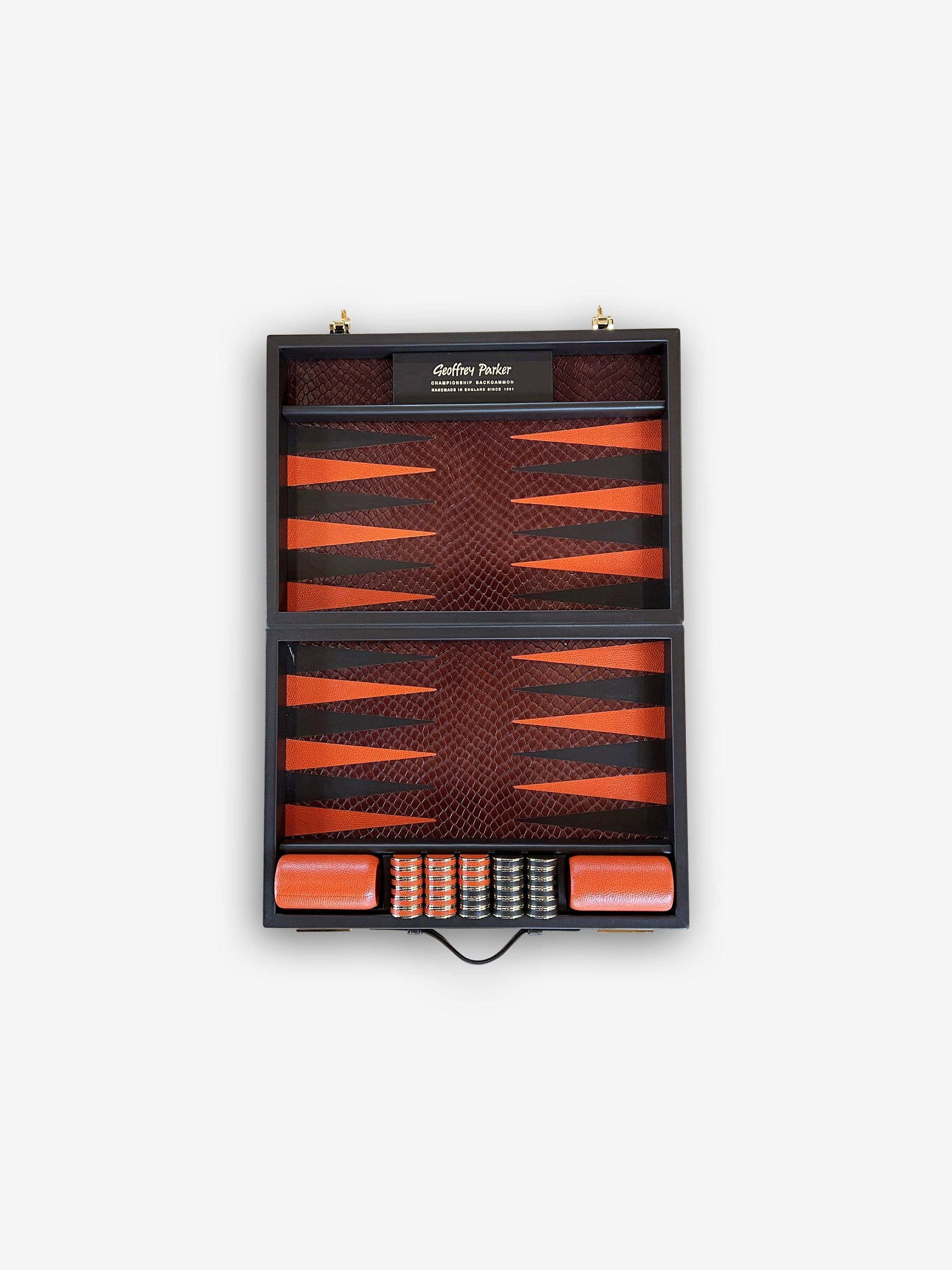 Backgammon-Karton in Reisegröße von Geoffrey Parker im Zustand „Neu“ im Angebot in Sag Harbor, NY