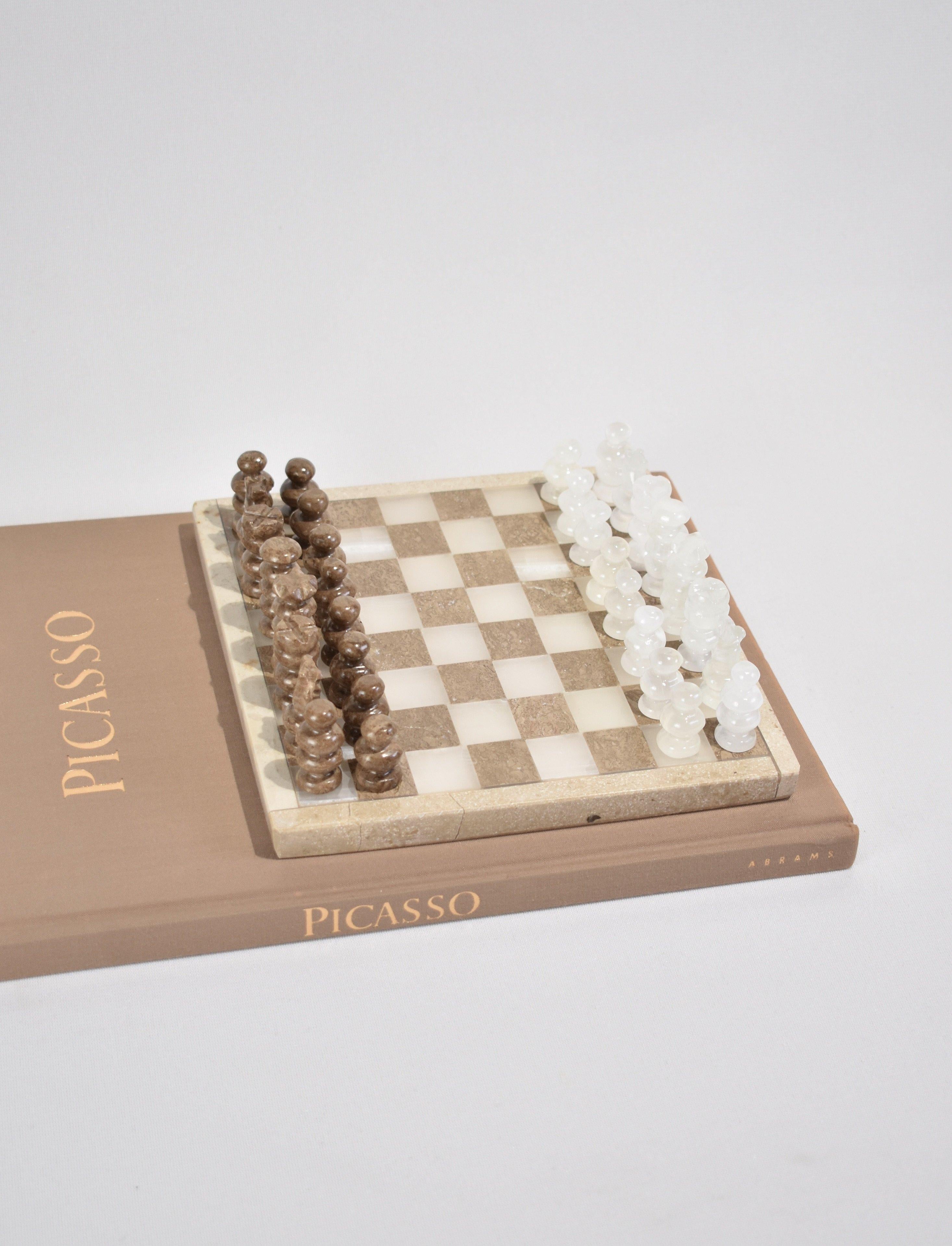 Hand-Crafted Travel Size Chess Set