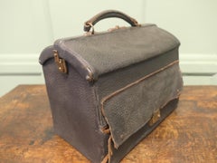 Traveling Dentist Gladstone Bag  This Vintage Leather Dentist Traveling Case