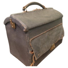 Traveling Dentist Gladstone Bag  This Vintage Leather Dentist Traveling Case