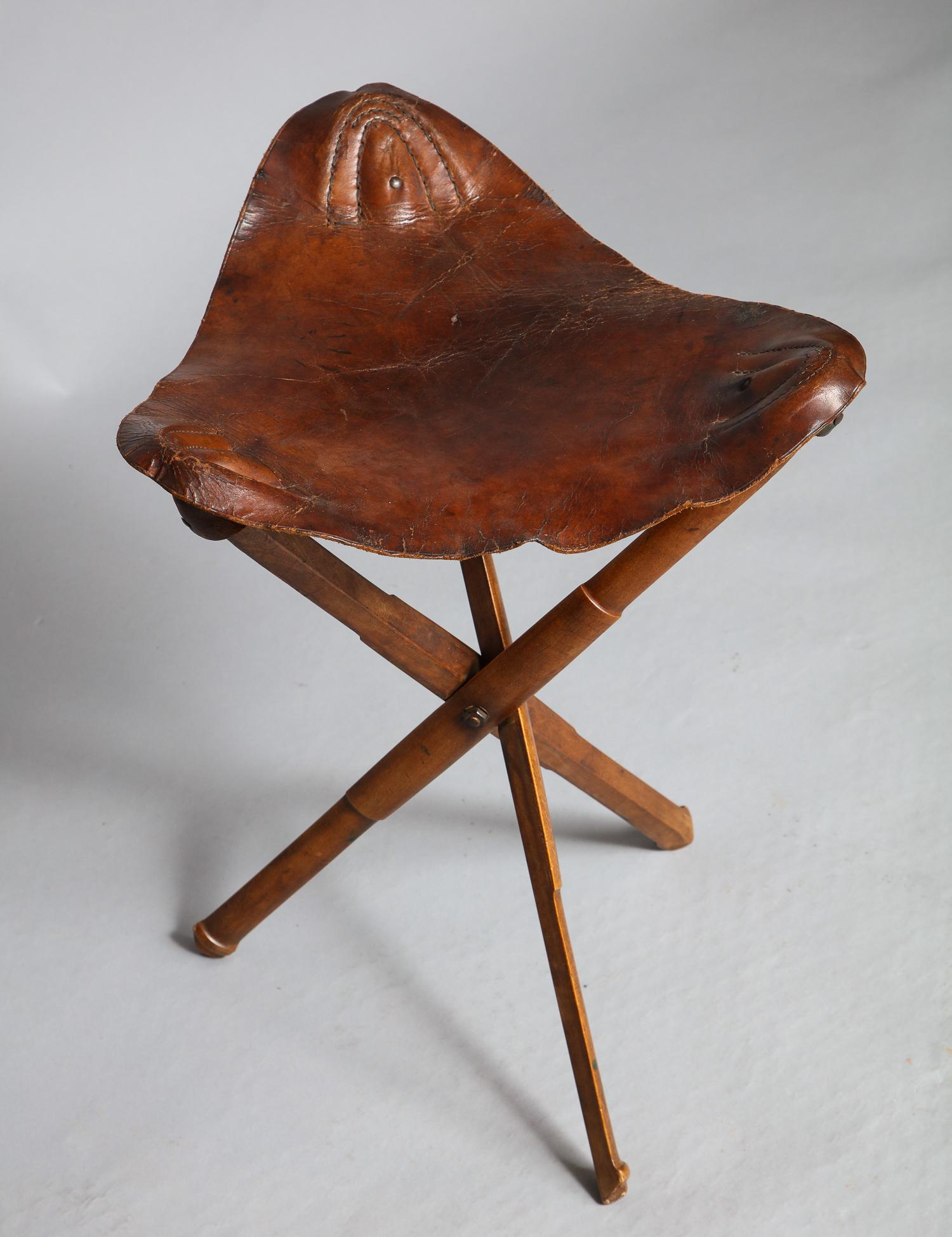 19th Century Traveling Stool For Sale