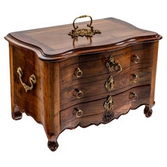 Antique Traveller's chest, France, 2nd half of the 18th Century