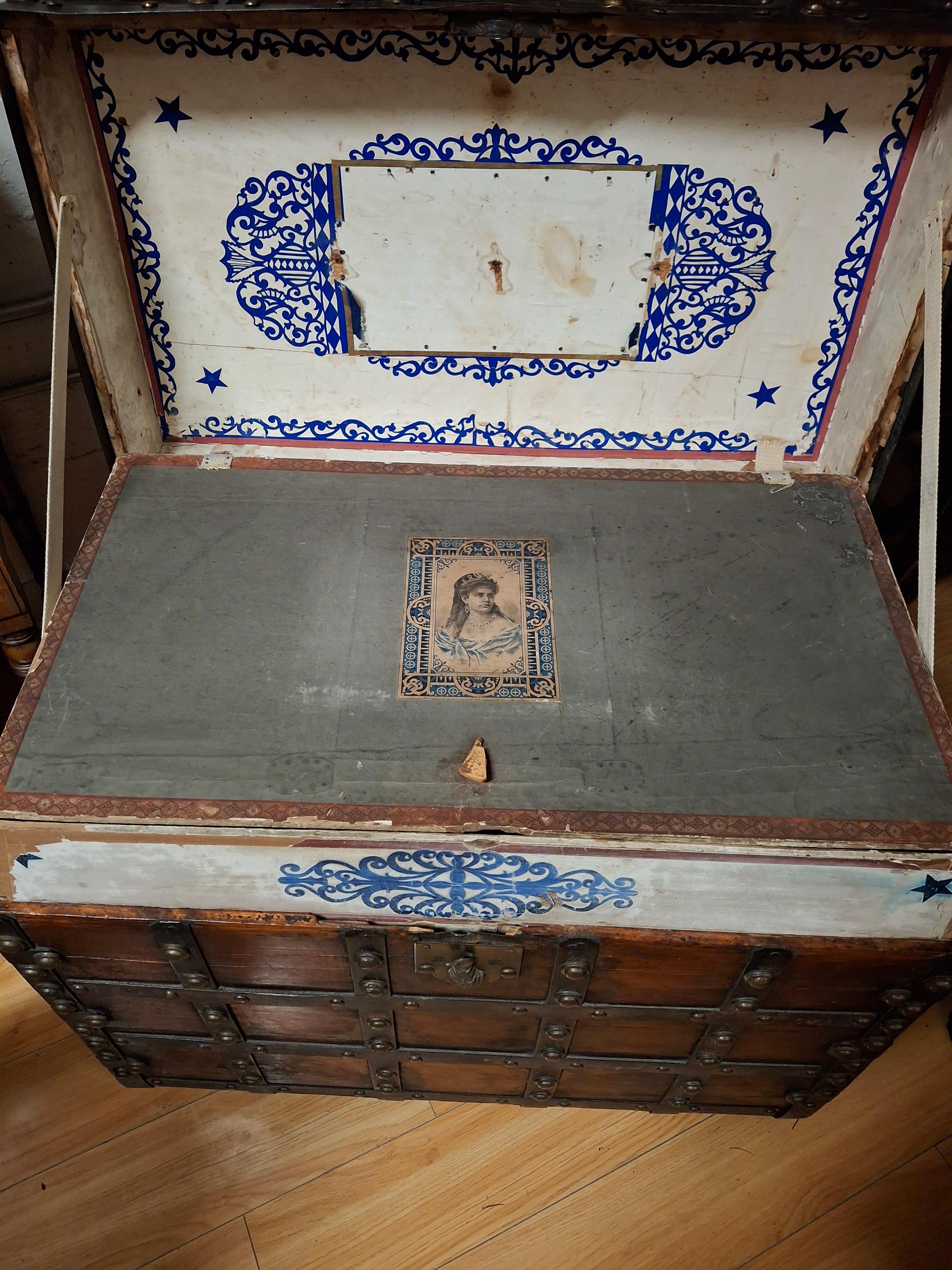 Baule da viaggio di P & A. Botto & Co in vendita 6