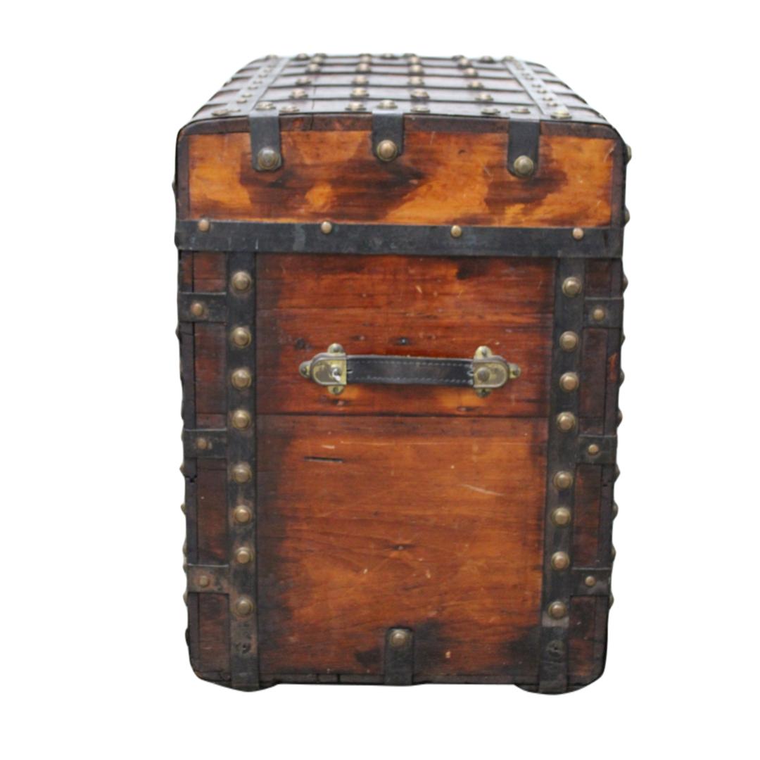 19th Century Travelling Trunk Made by P.J Botto & Co For Sale