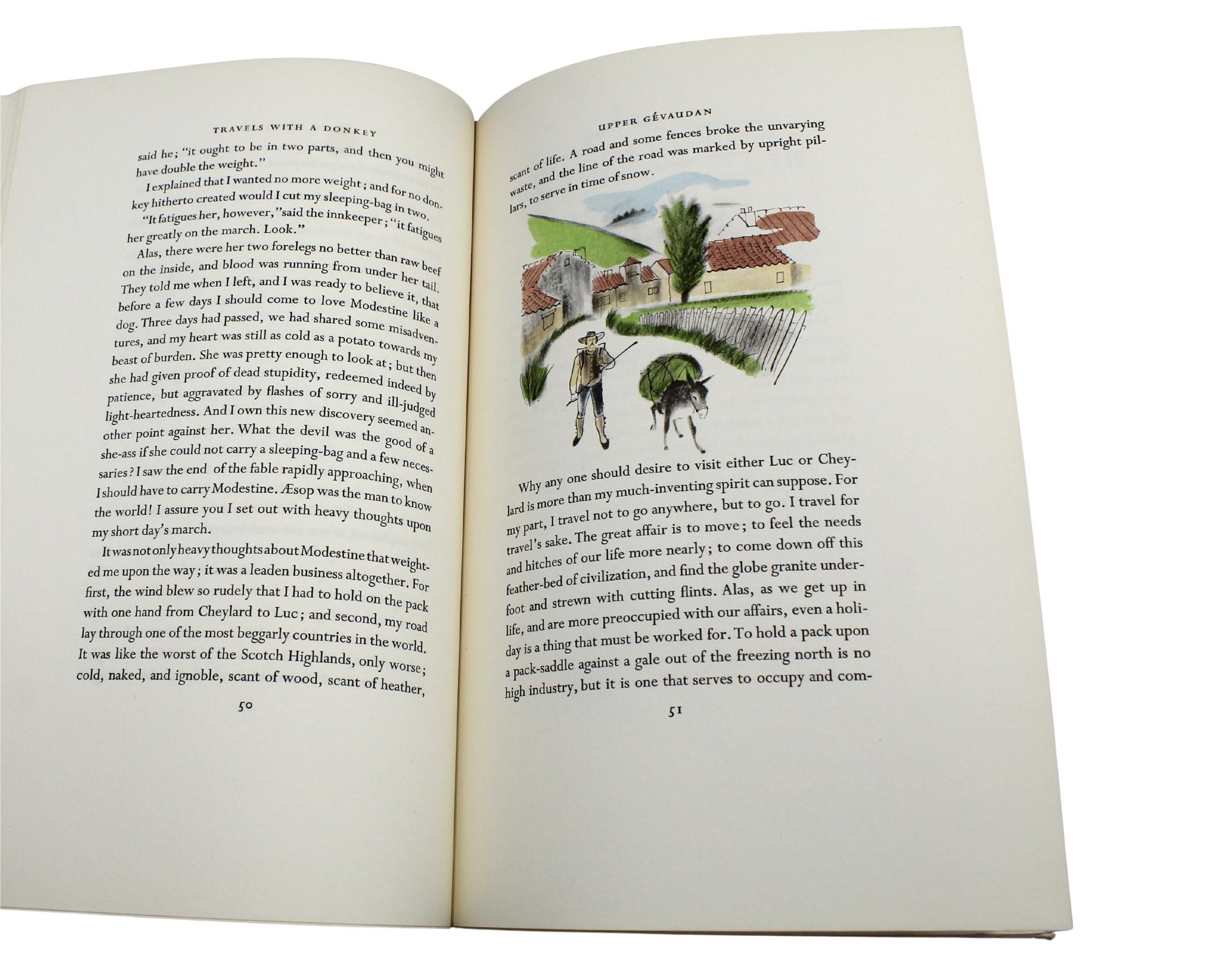 Travels with a Donkey in the Cevennes by Robert Louis Stevenson, Ltd. Edition For Sale 8