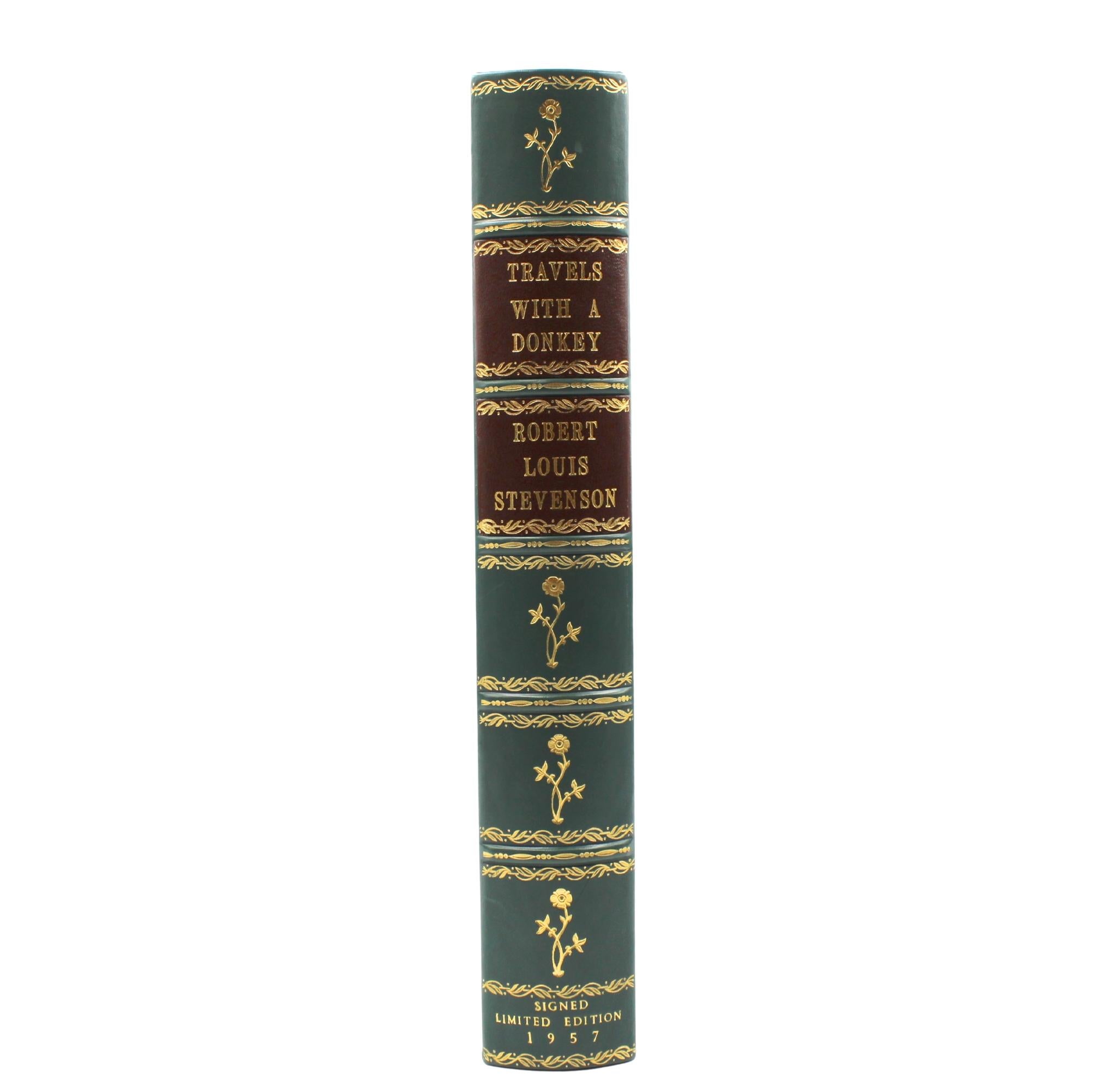 American Travels with a Donkey in the Cevennes by Robert Louis Stevenson, Ltd. Edition For Sale