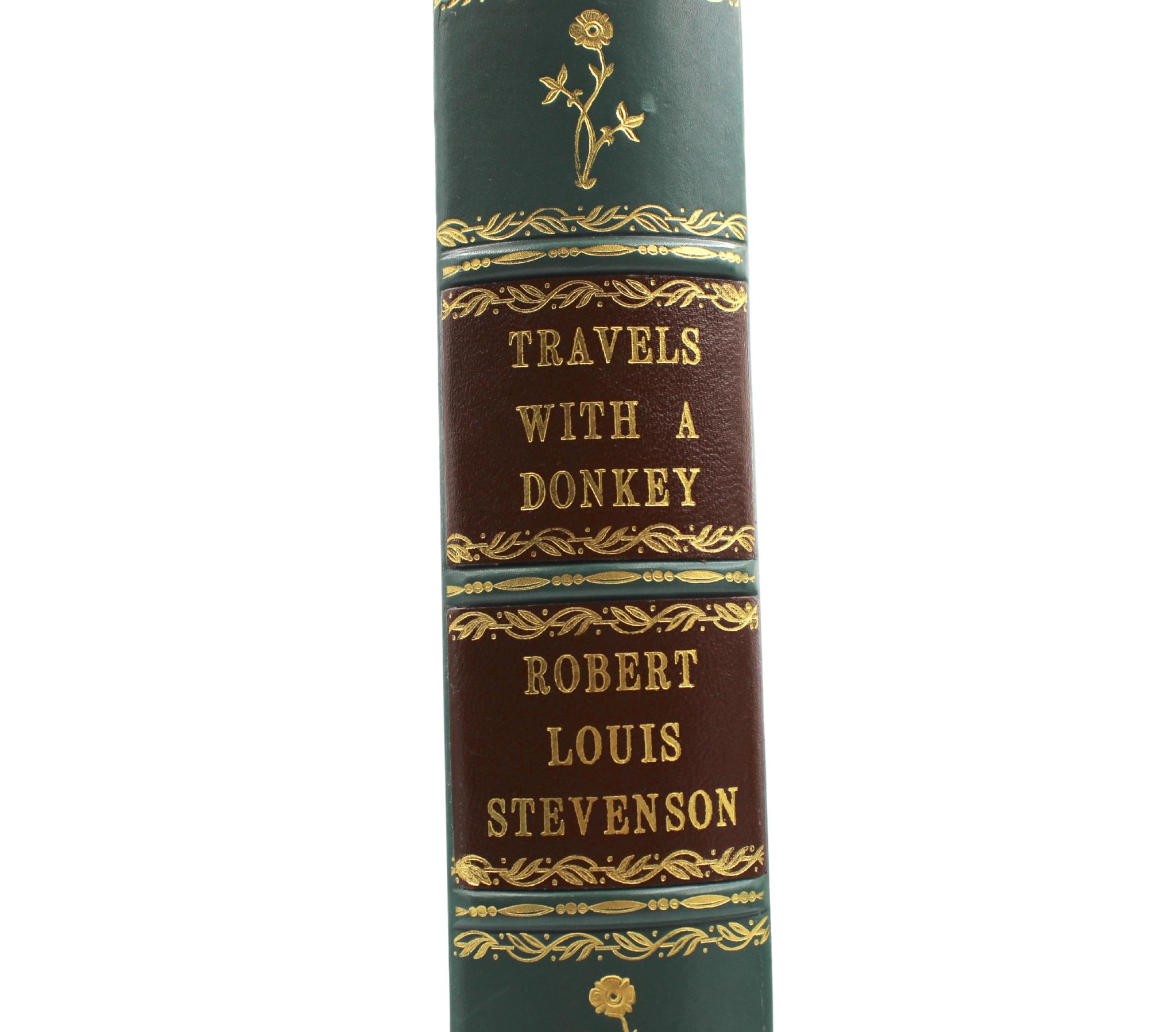 Embossed Travels with a Donkey in the Cevennes by Robert Louis Stevenson, Ltd. Edition For Sale