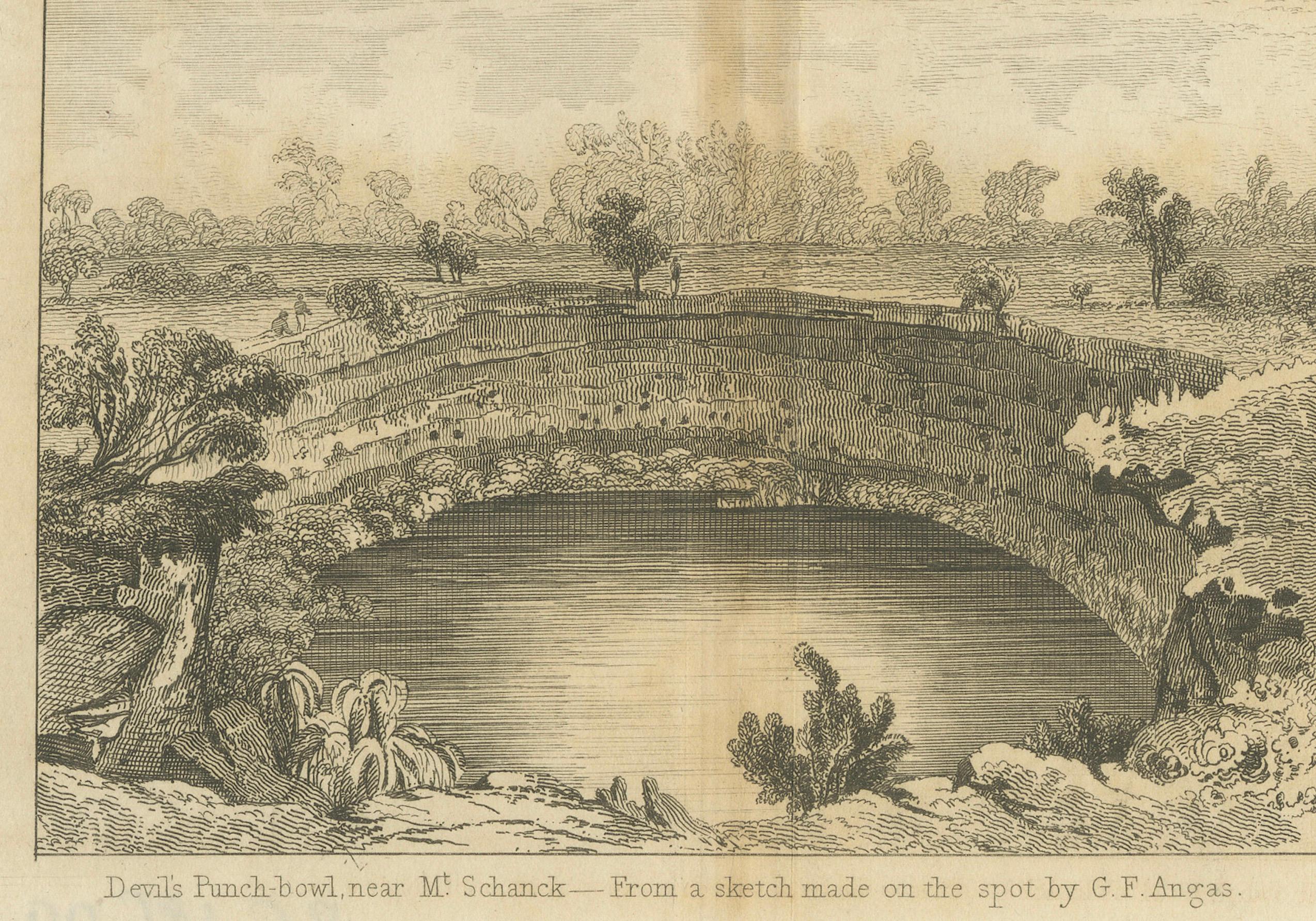 Die Durchquerung der vulkanischen Grenze: Eine südaustralische Expedition von 1844 (Mittleres 19. Jahrhundert) im Angebot