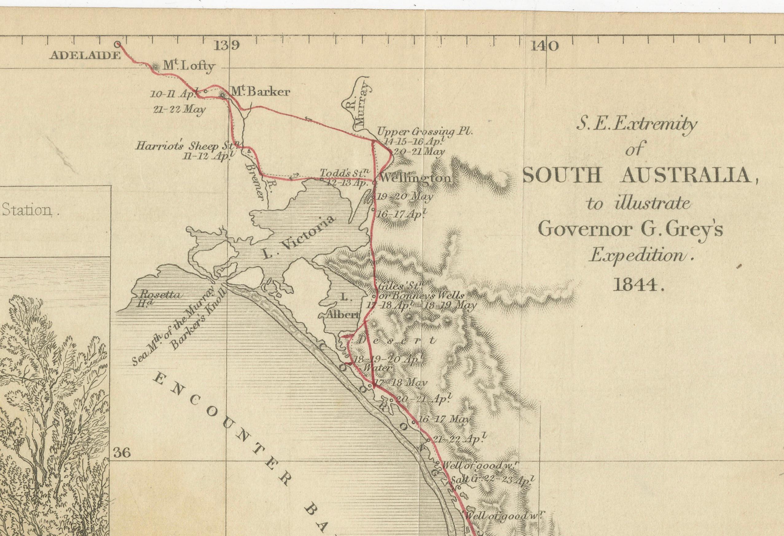 Die Durchquerung der vulkanischen Grenze: Eine südaustralische Expedition von 1844 im Angebot 3