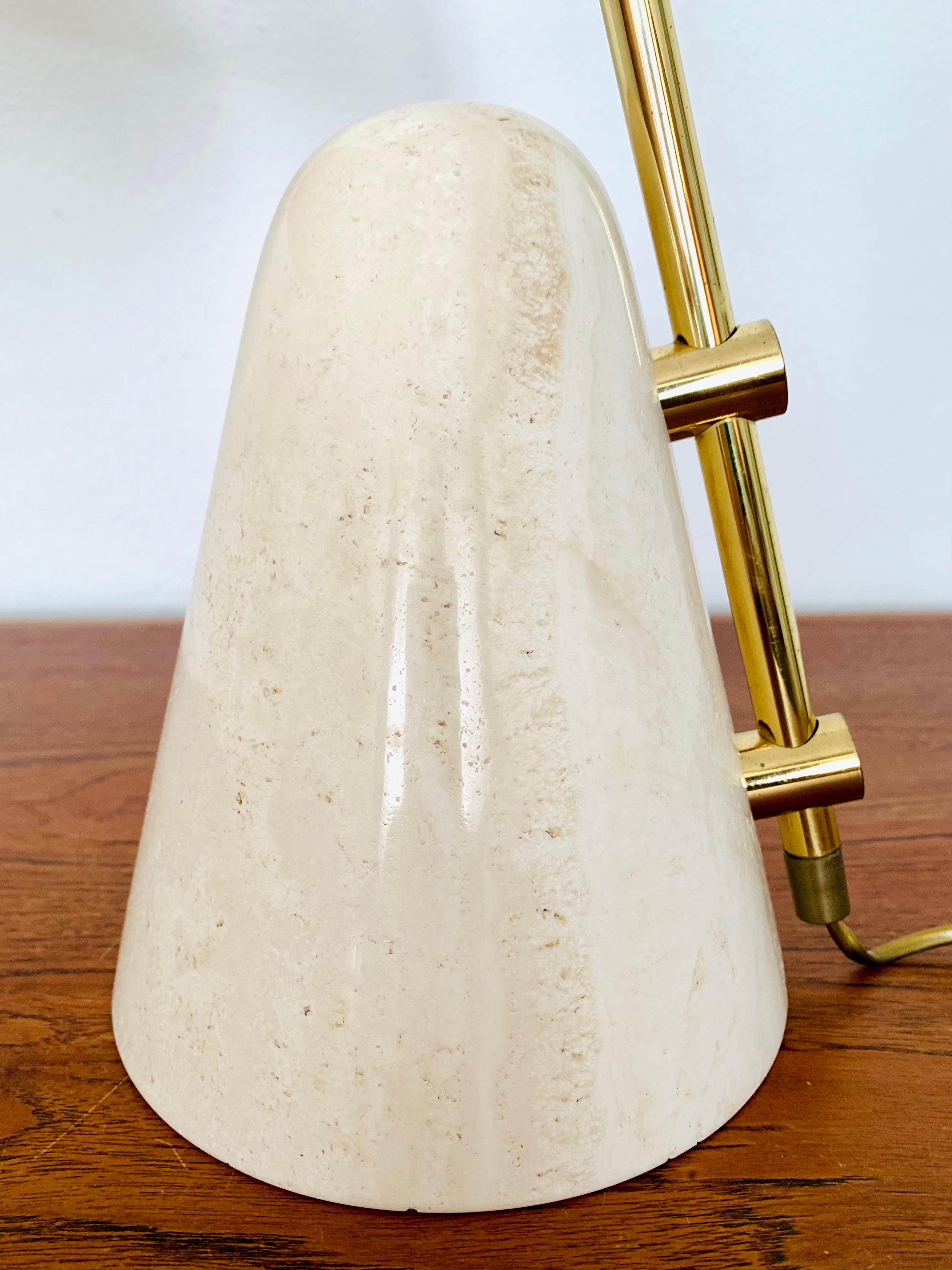 Travertin Table Lamp by Temde 8