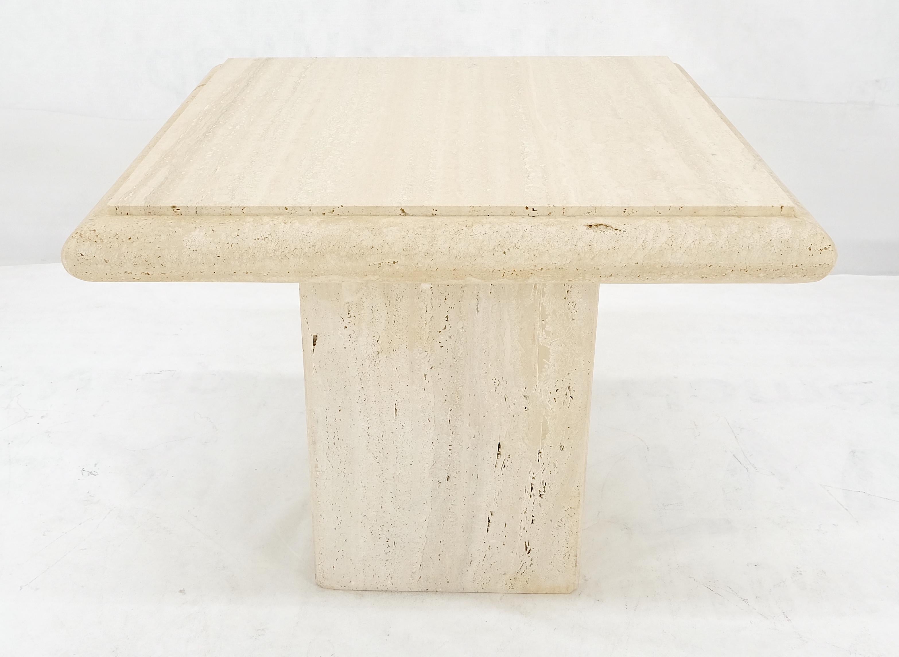 Mid-Century Modern Travertine 27x27