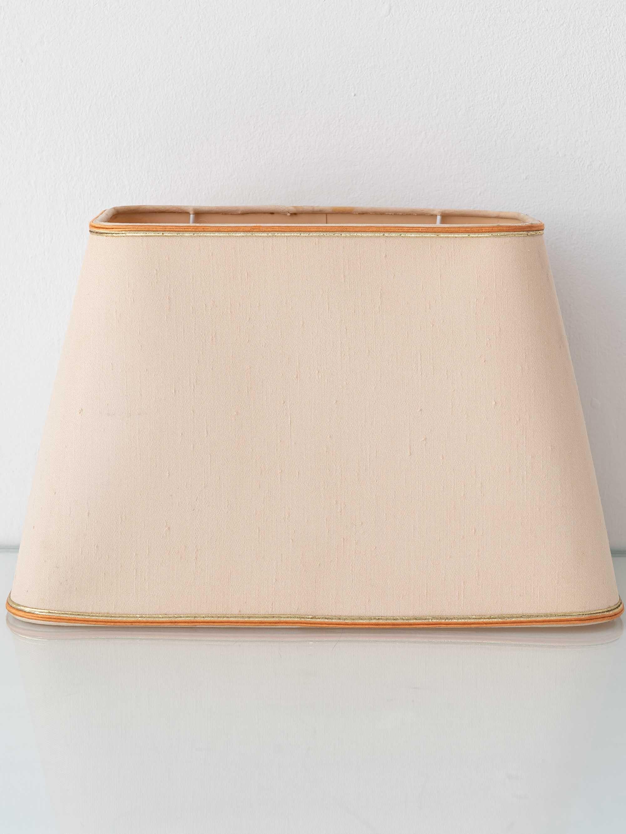 Travertine and Brass Table Lamp attributed to Philippe Barbier, 1970s in vendita 6