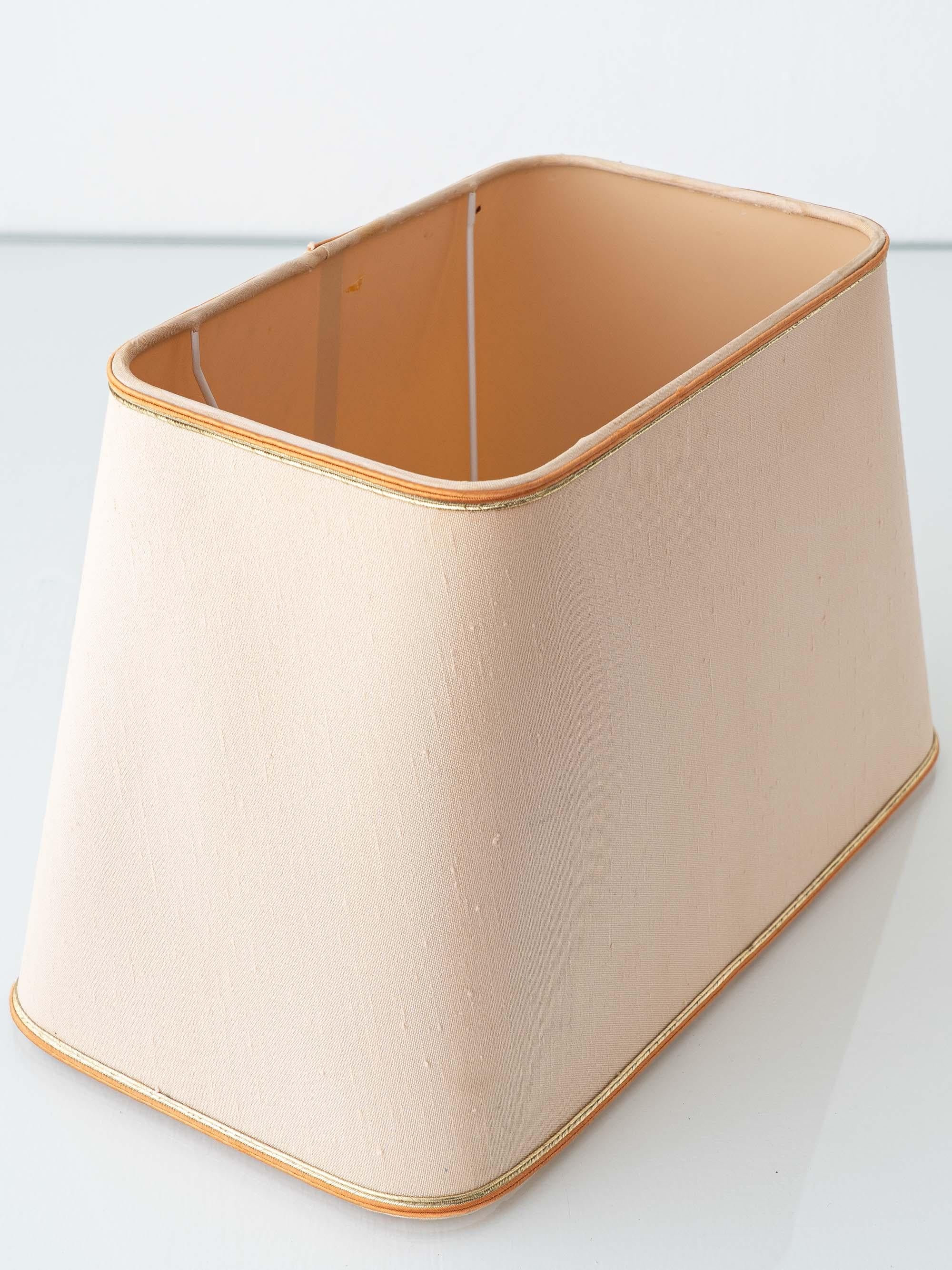 Travertine and Brass Table Lamp attributed to Philippe Barbier, 1970s in vendita 9