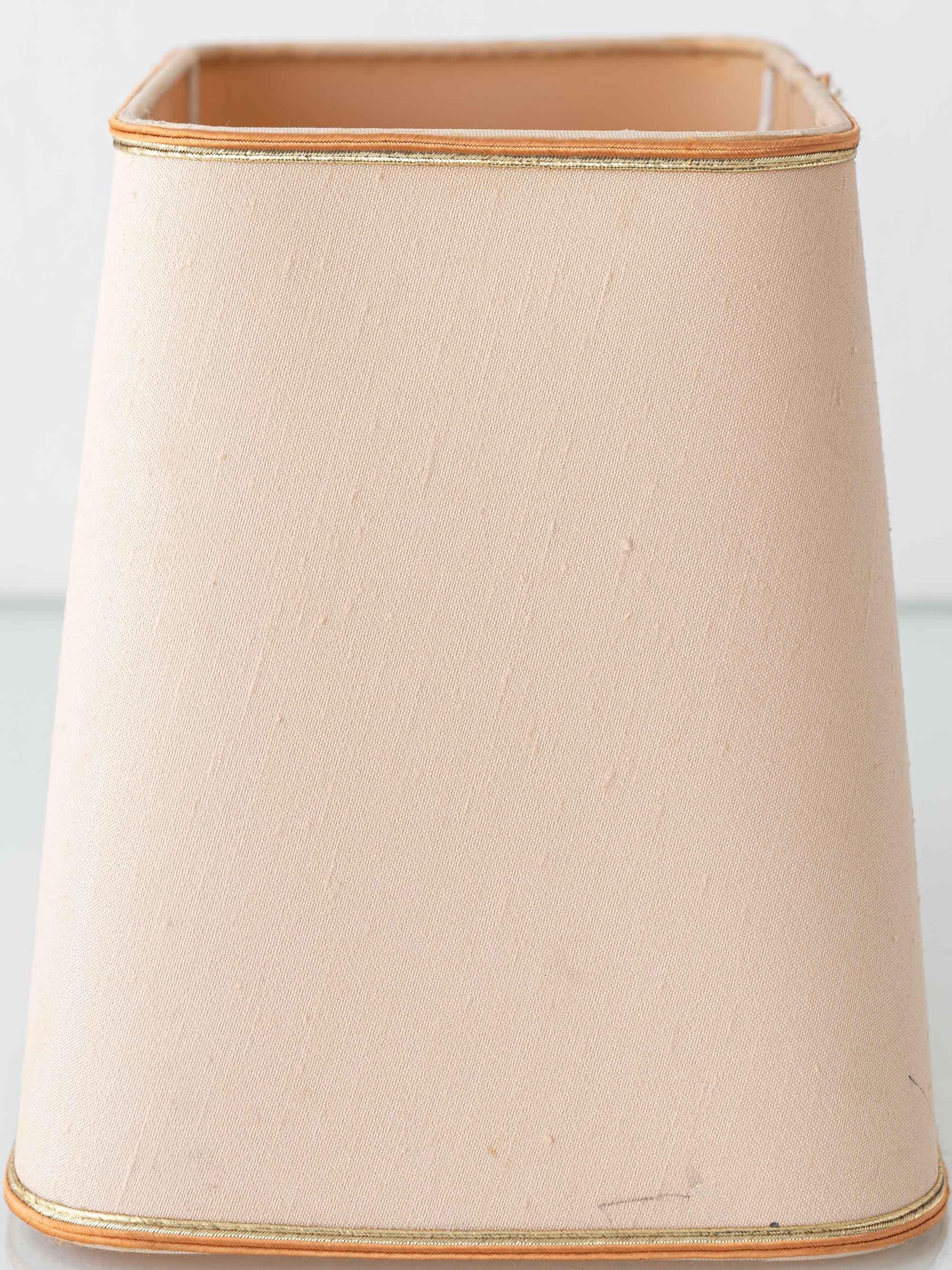 Travertine and Brass Table Lamp attributed to Philippe Barbier, 1970s in vendita 11