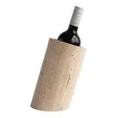 Travertine Angled Wine Cooler