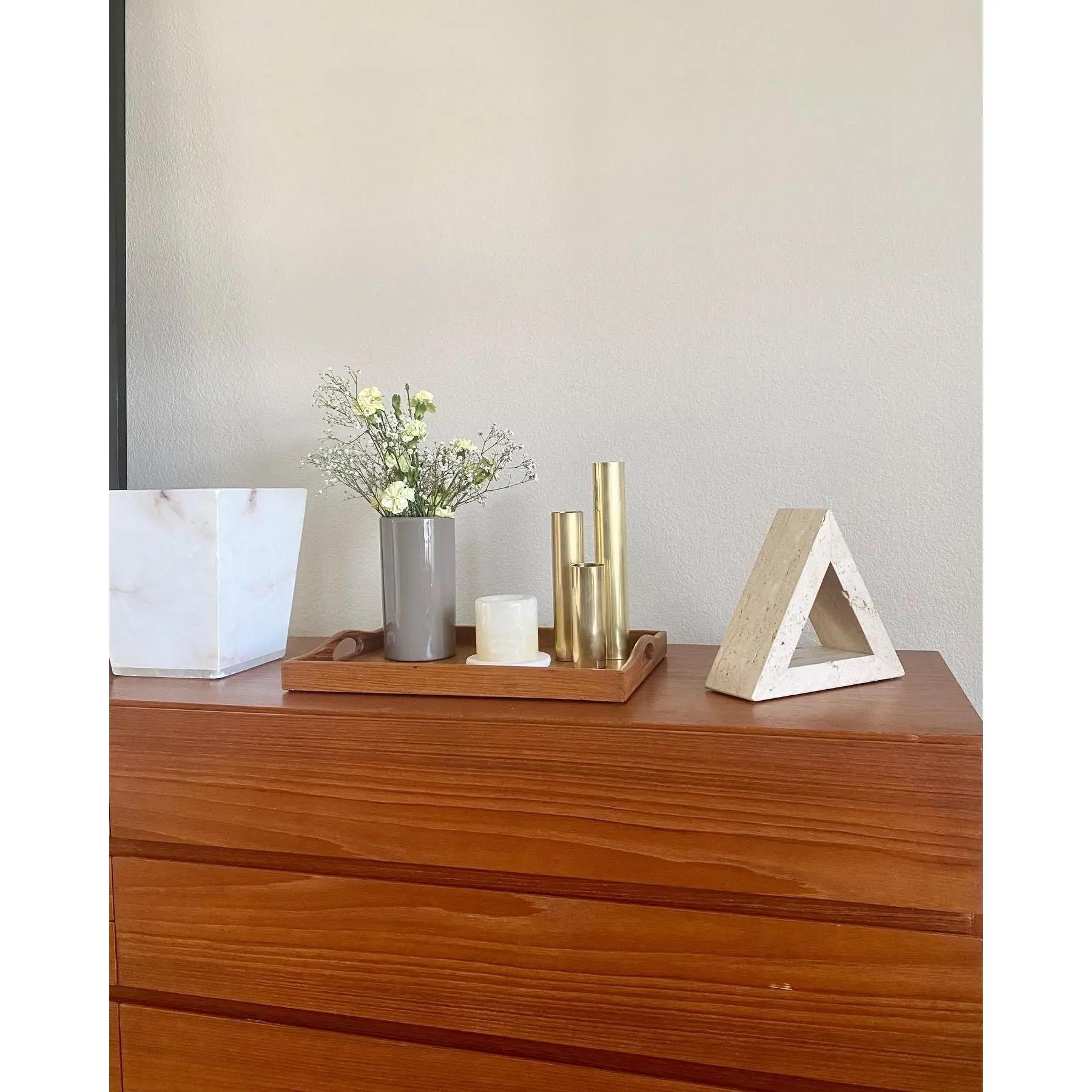 Travertine Bookend - Sculpture Attributed to Fratelli Mannelli For Sale 5