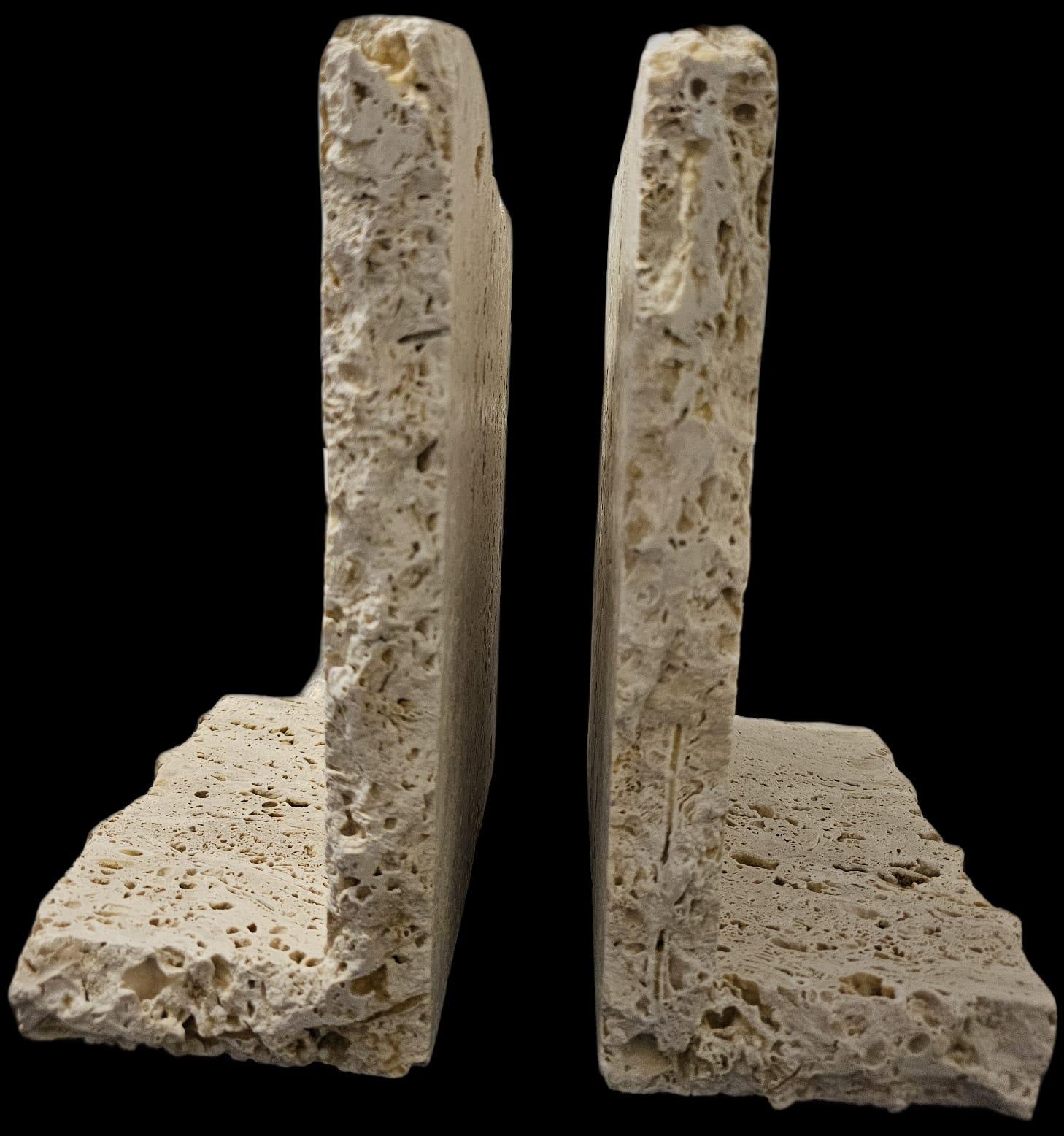 Travertine Bookends 7