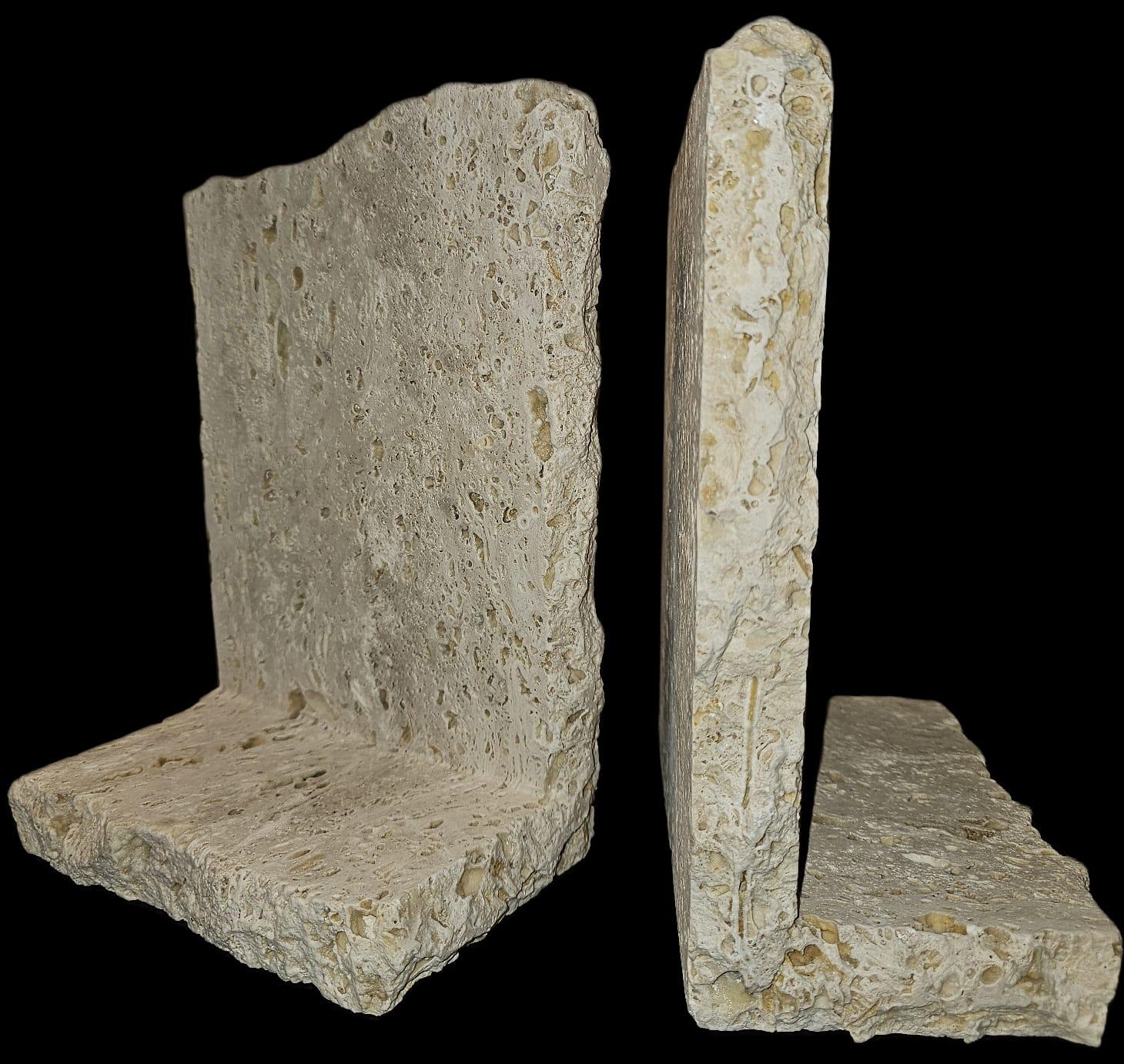 Travertine Bookends 9