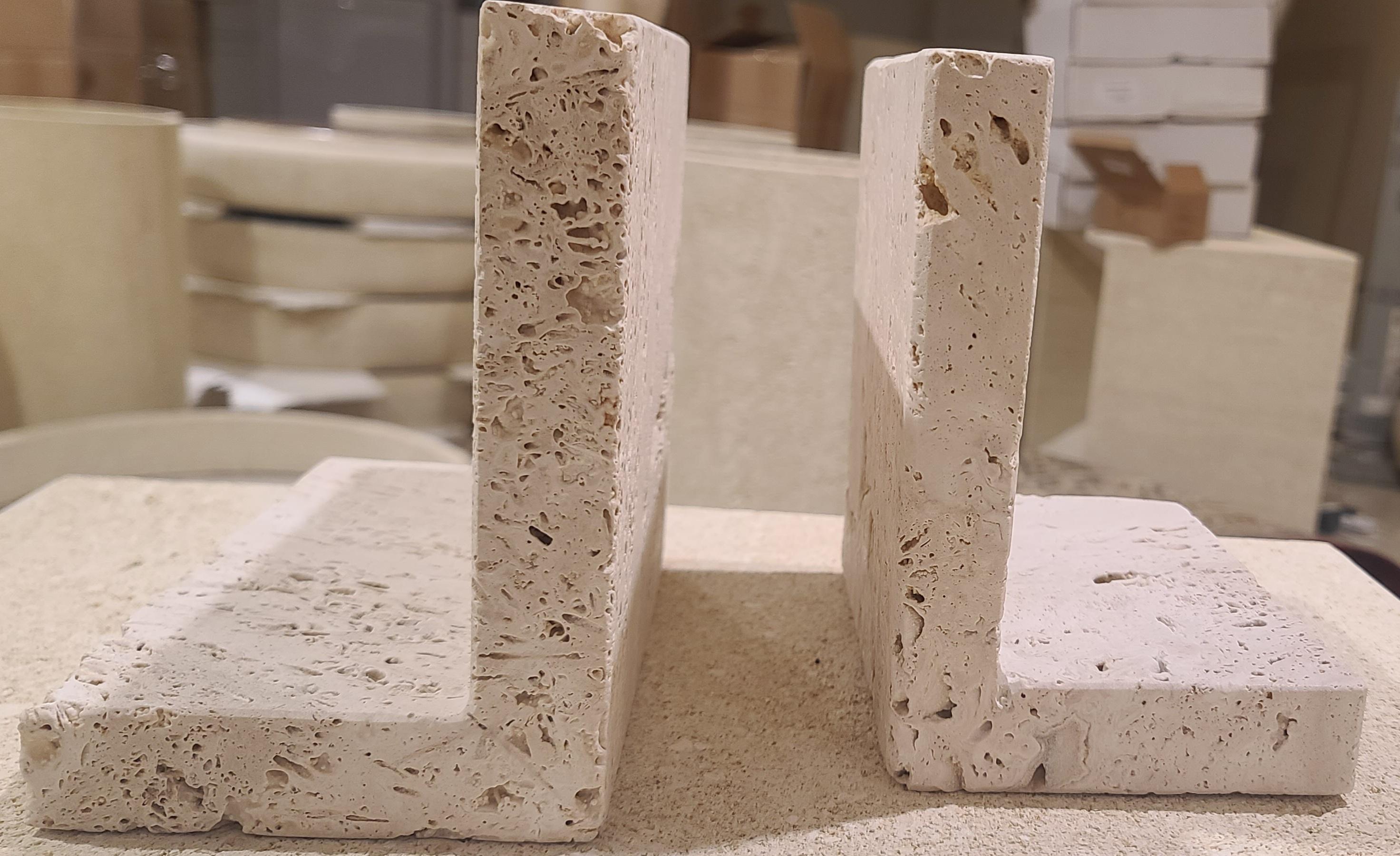 Travertine Bookends For Sale 3