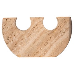 Travertine Candelabra Candleholder by Fratelli Mannelli, Italy 1970s