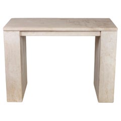 Travertine Cinna Desk or Console