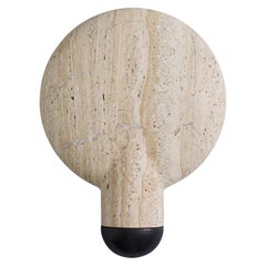 Travertine Classico Surface Wall Sconce Light by Henry Wilson