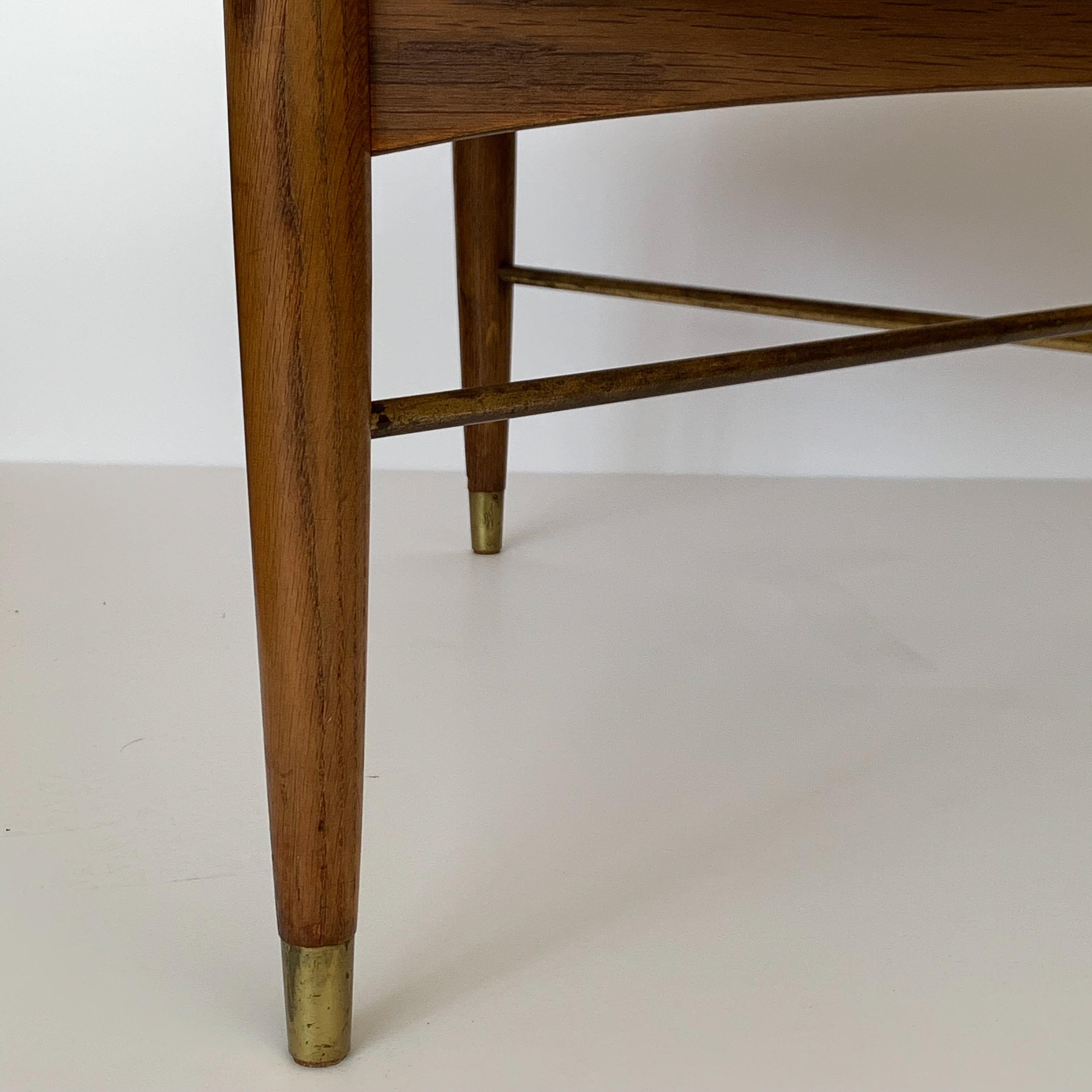 Couchtisch aus Travertin von Folke Ohlsson für DUX Schweden (Mitte des 20. Jahrhunderts)