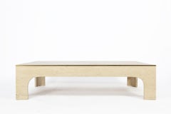Travertine Coffee or Cocktail table by Willy Rizzo, circa 1970