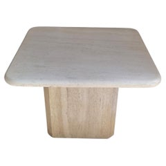Travertine Coffee or Side Table, Italy, 1970s