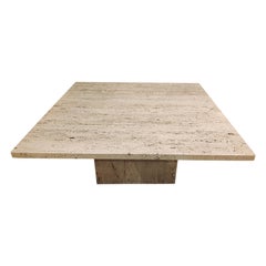 Travertine Coffee Table, 1970s