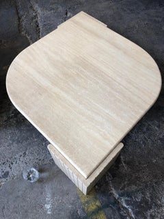 Travertine Coffee Table by Roche Bobois, France, 1970