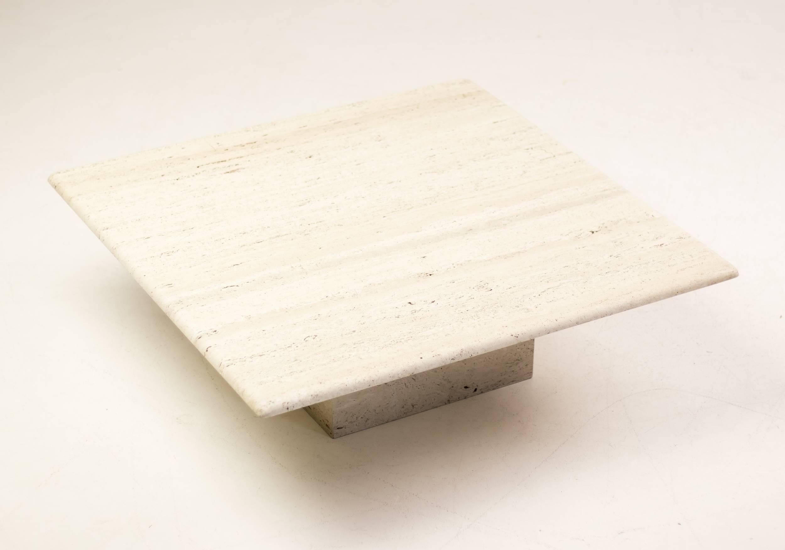 Travertine Coffee Table by Up&Up In Good Condition In Dronten, NL