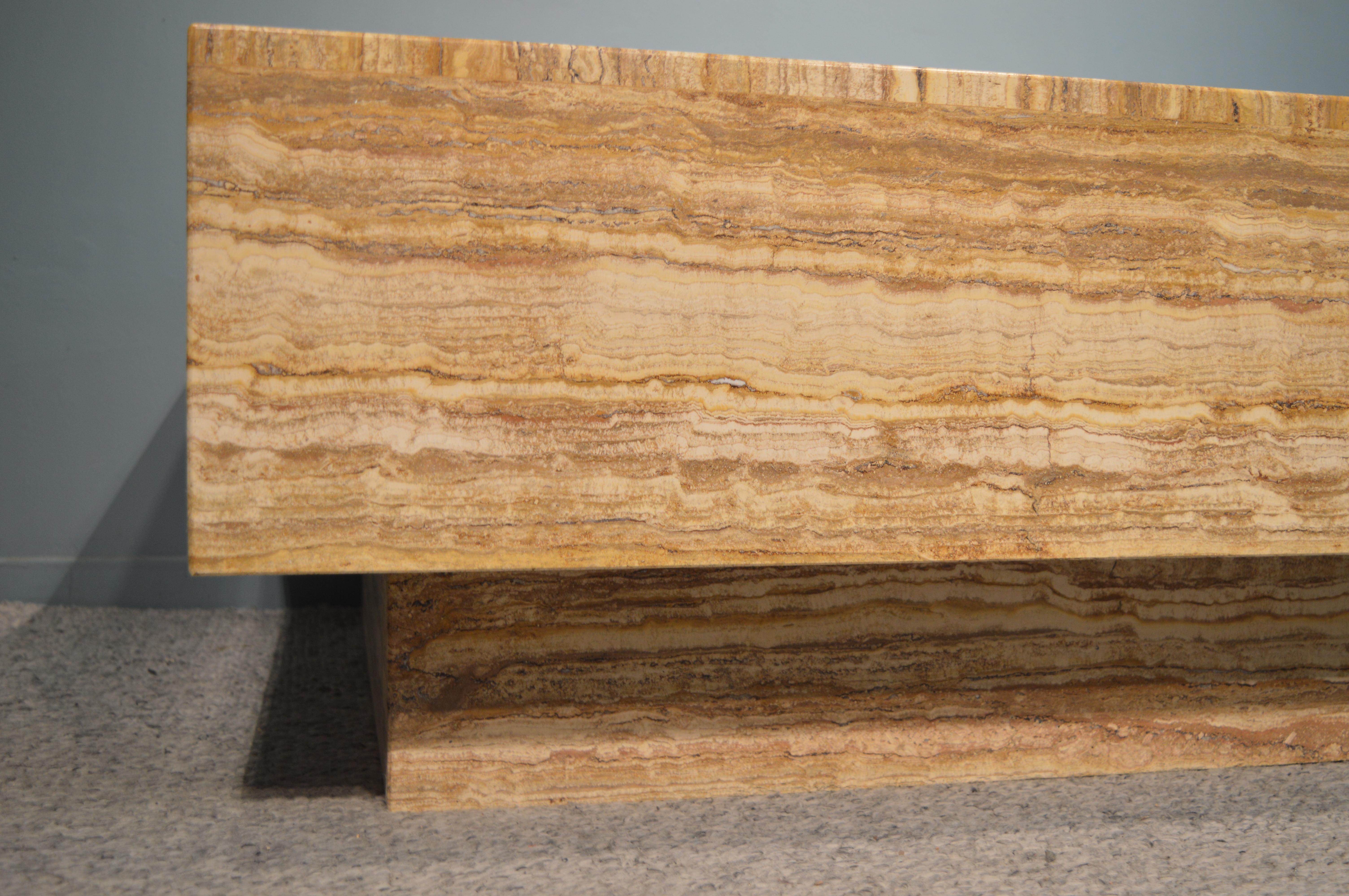 Travertine Coffee Table 6
