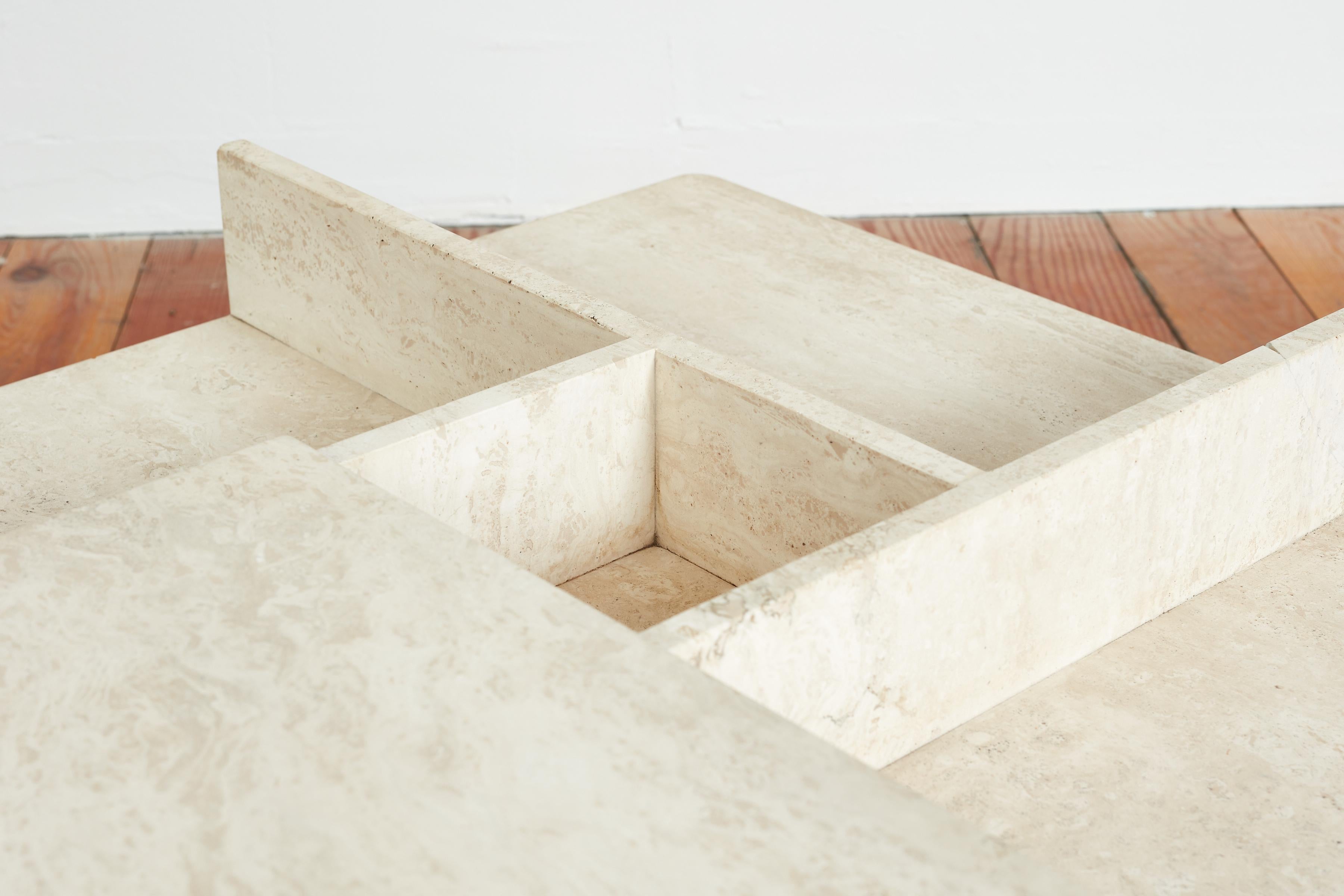 Travertine Coffee Table 8