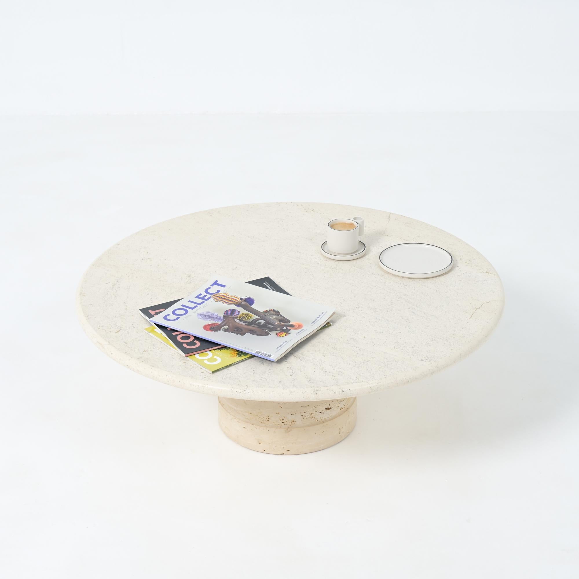 Travertine Coffee Table en vente 2