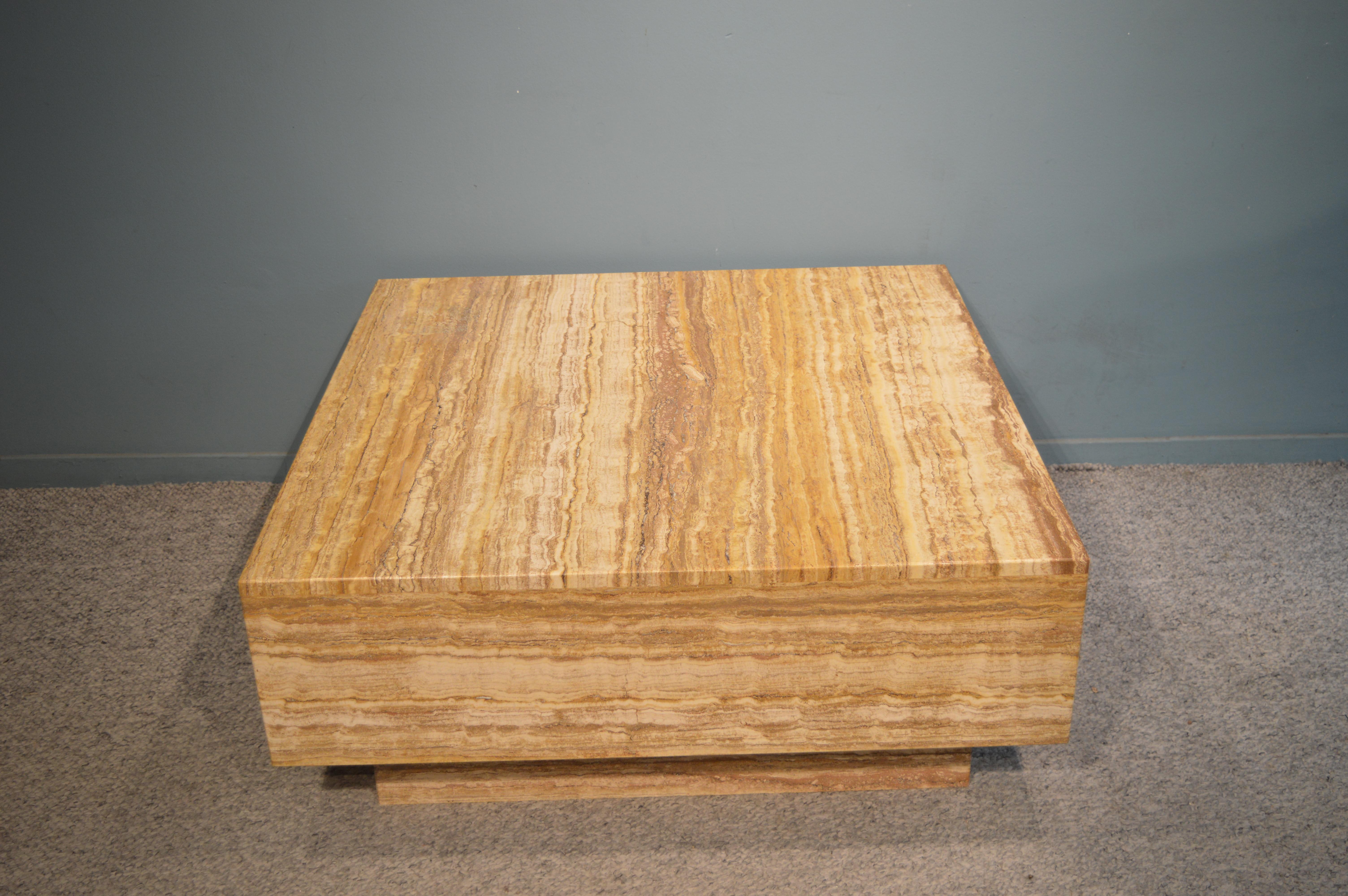 Travertine Coffee Table 2